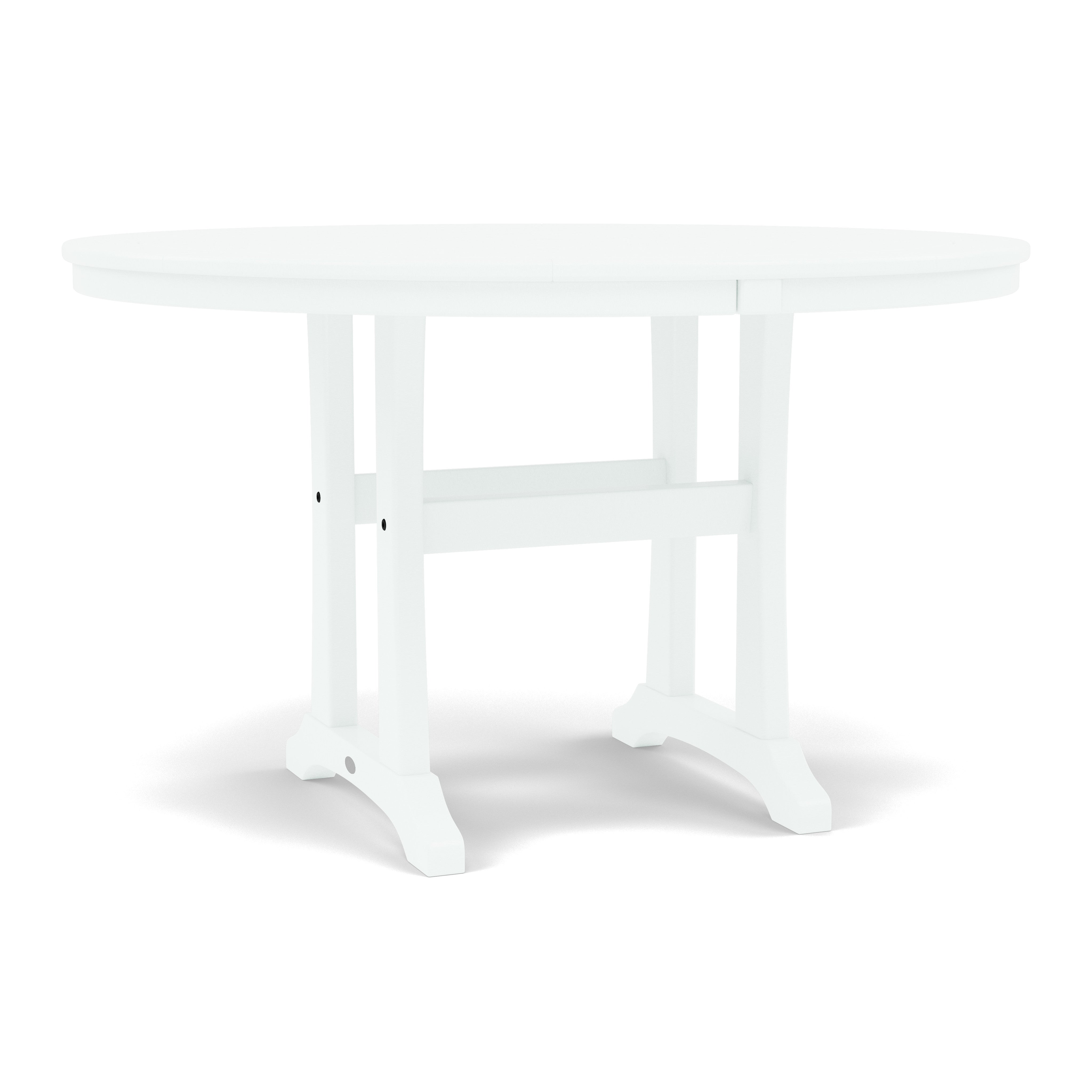 Nautical 48" Round Trestle Dining Table