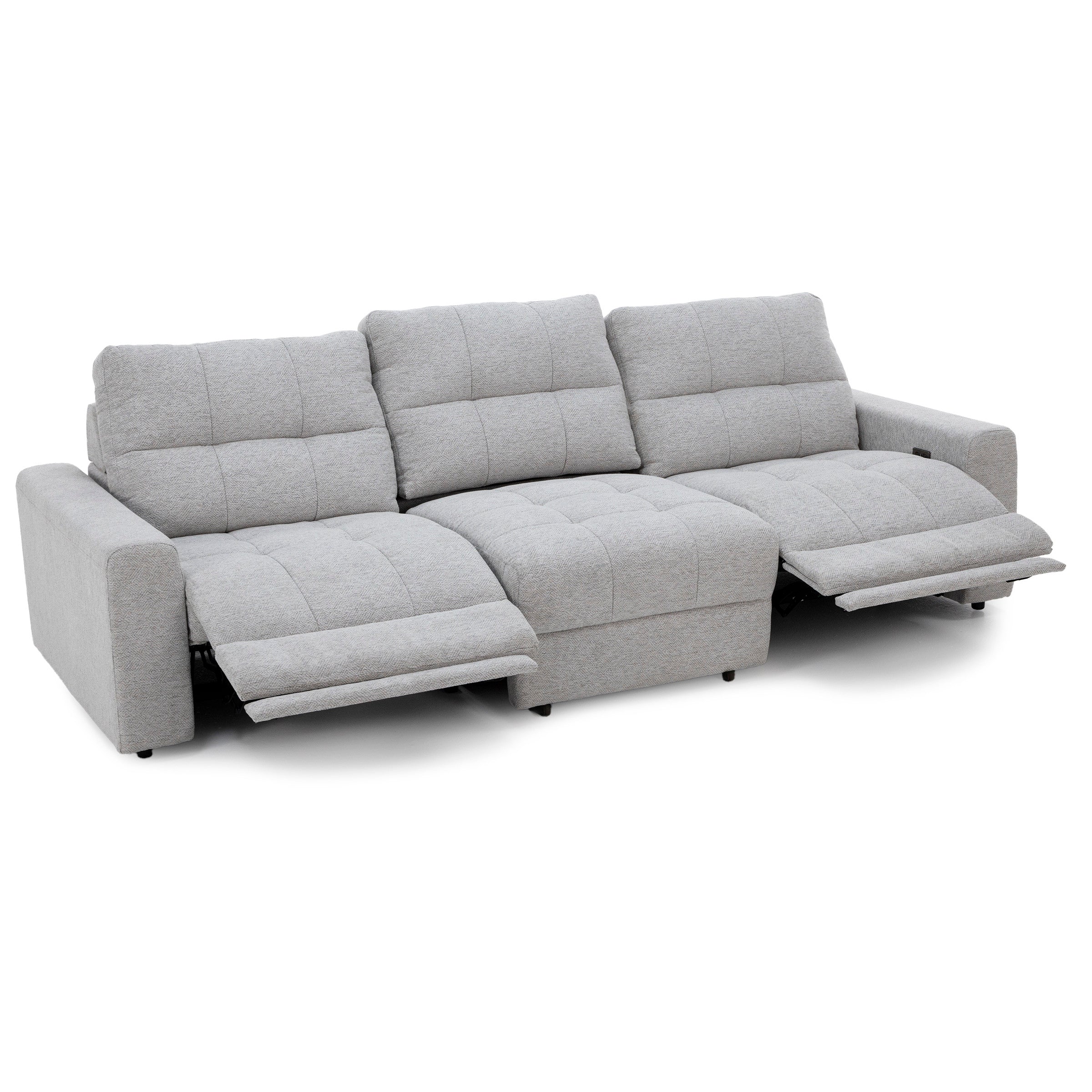 Duncan 3-Pc. Power Reclining Sofa With One Power Armless Sliding Chair