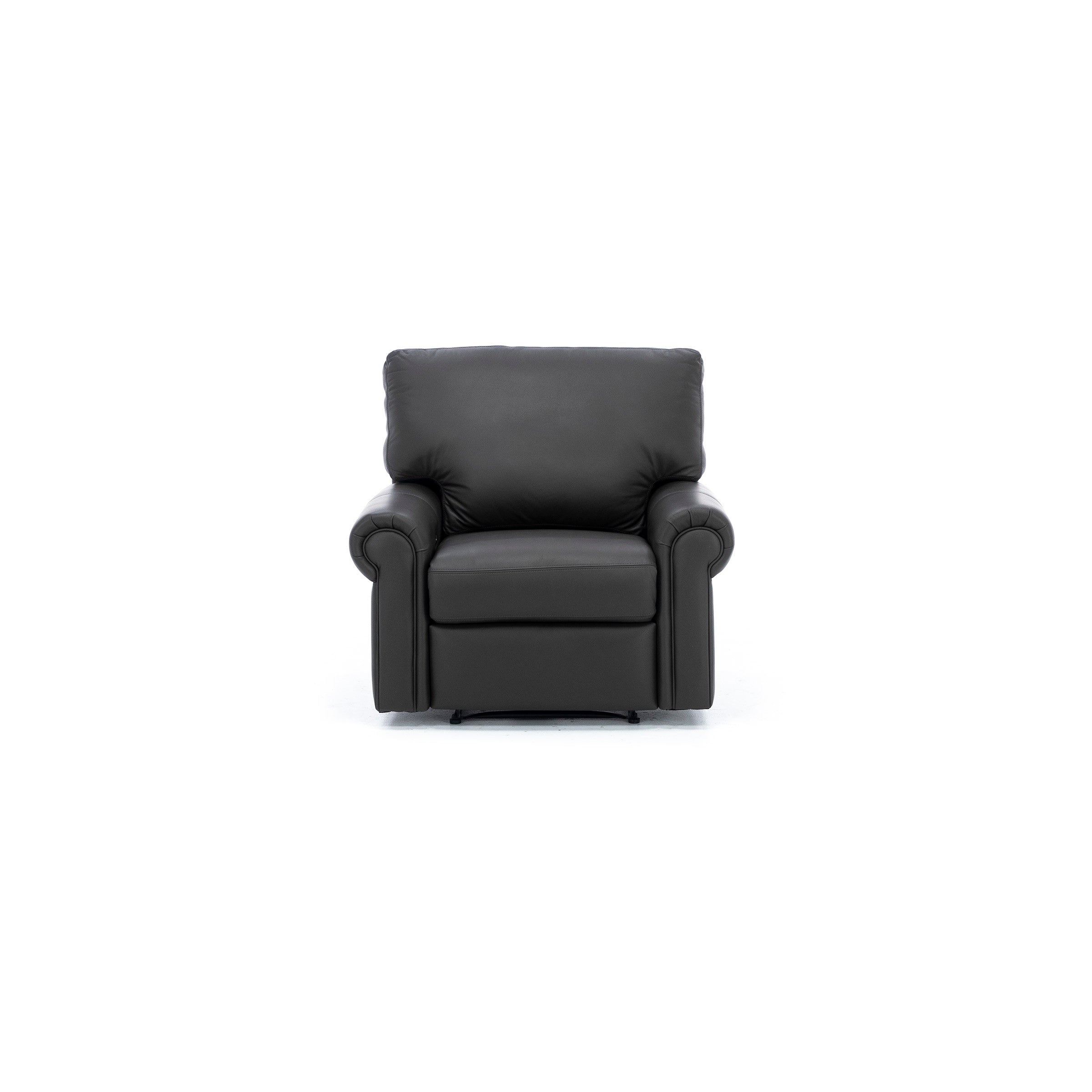 Design and Recline Fairfax Leather Power Recliner