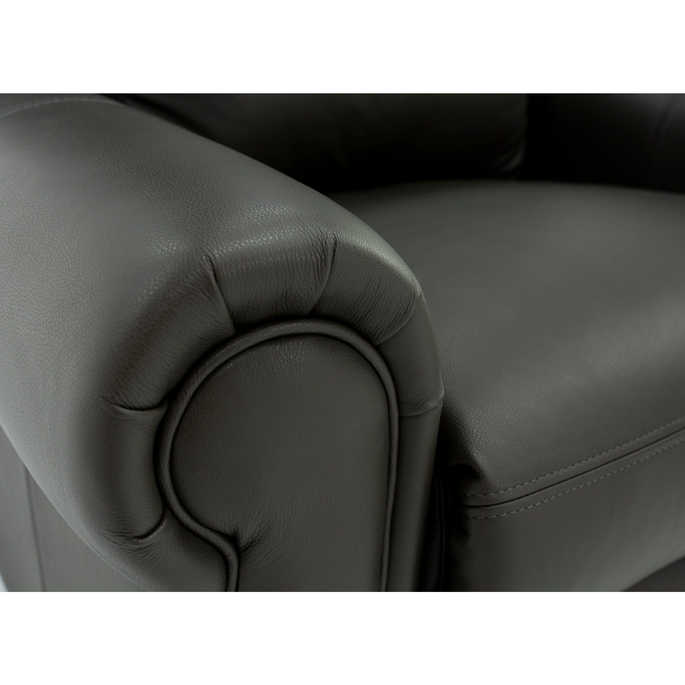 Design and Recline Fairfax Leather Power Recliner