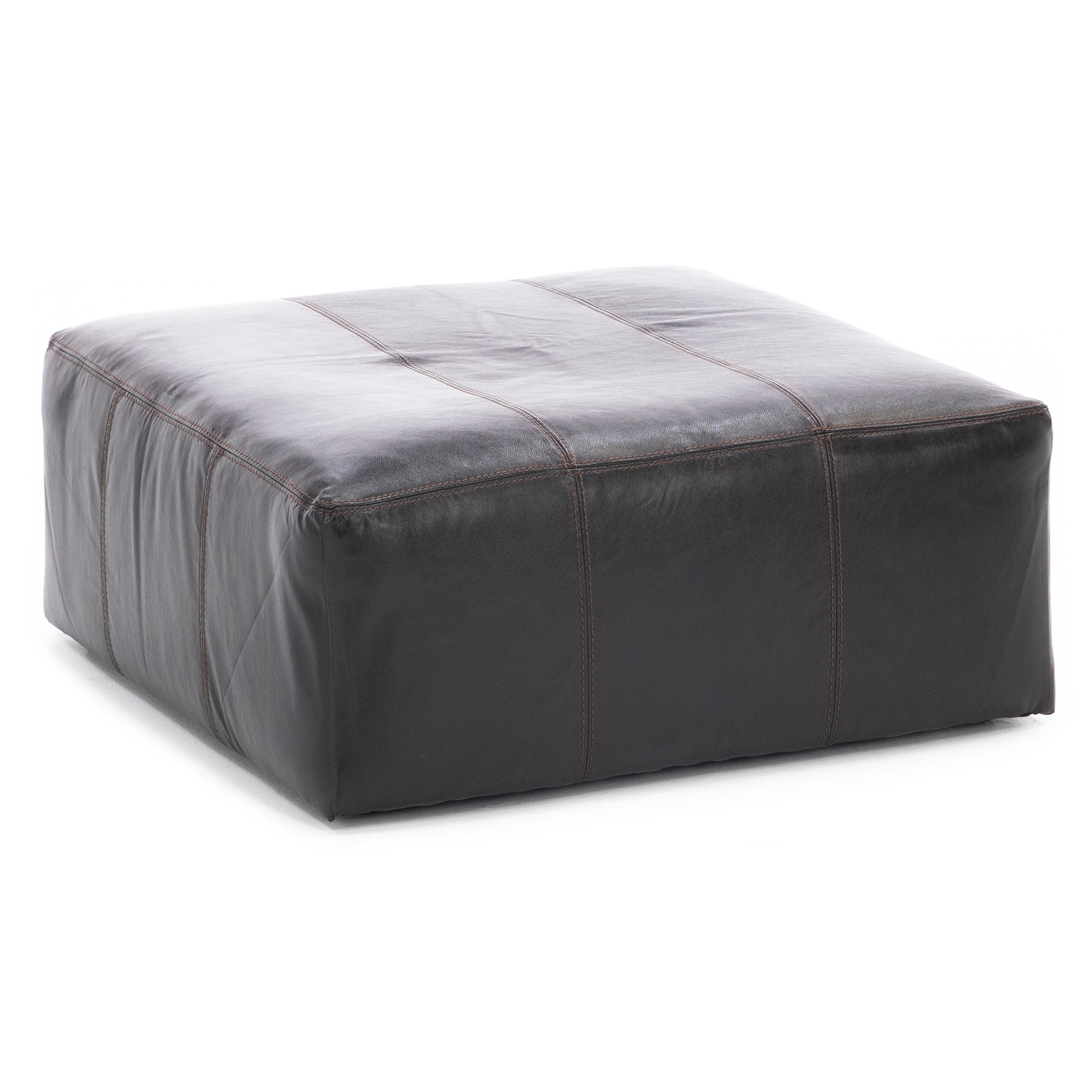 Camden Leather Cocktail Ottoman