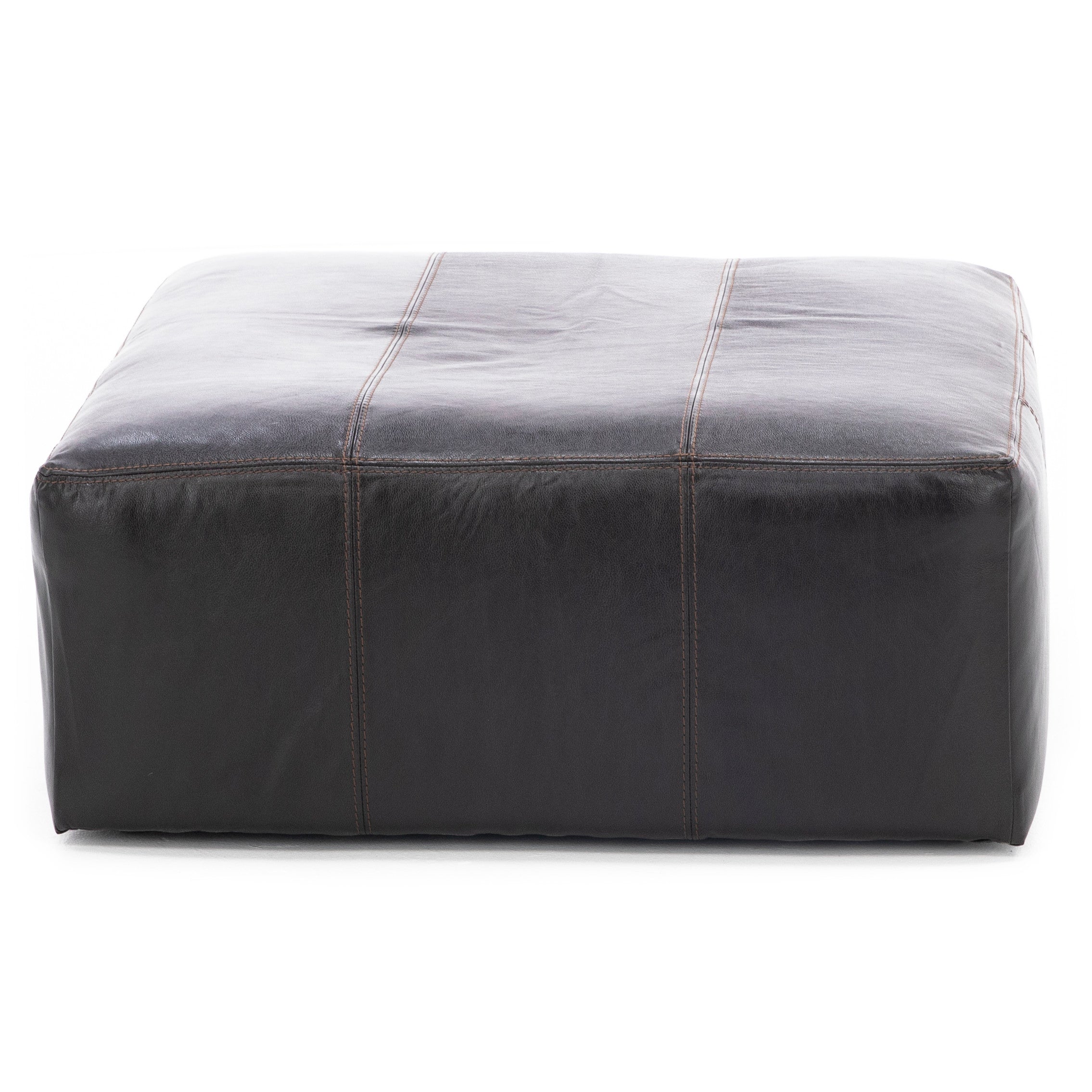 Camden Leather Cocktail Ottoman
