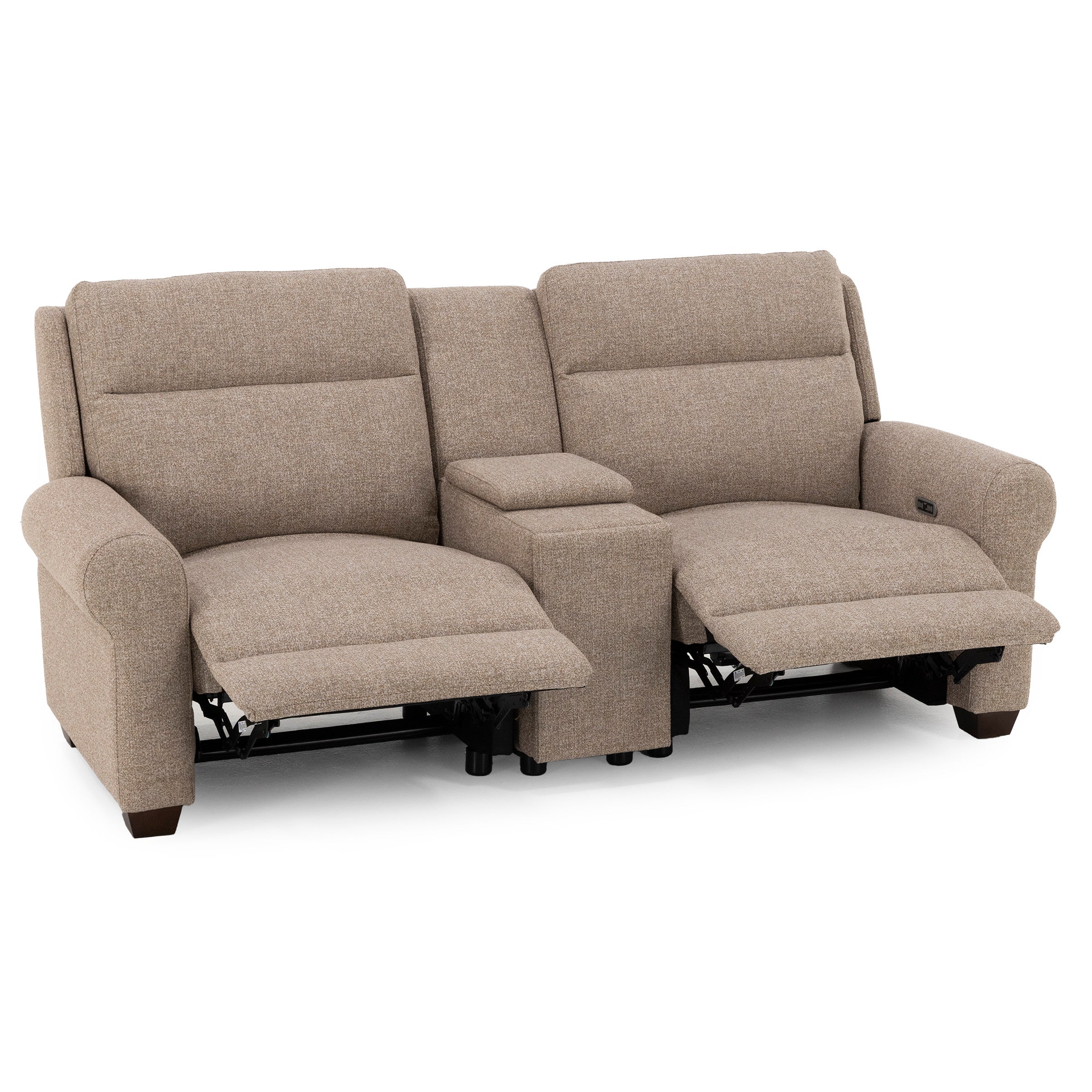 Nelson 3-Pc. Power Headrest Reclining Console Loveseat