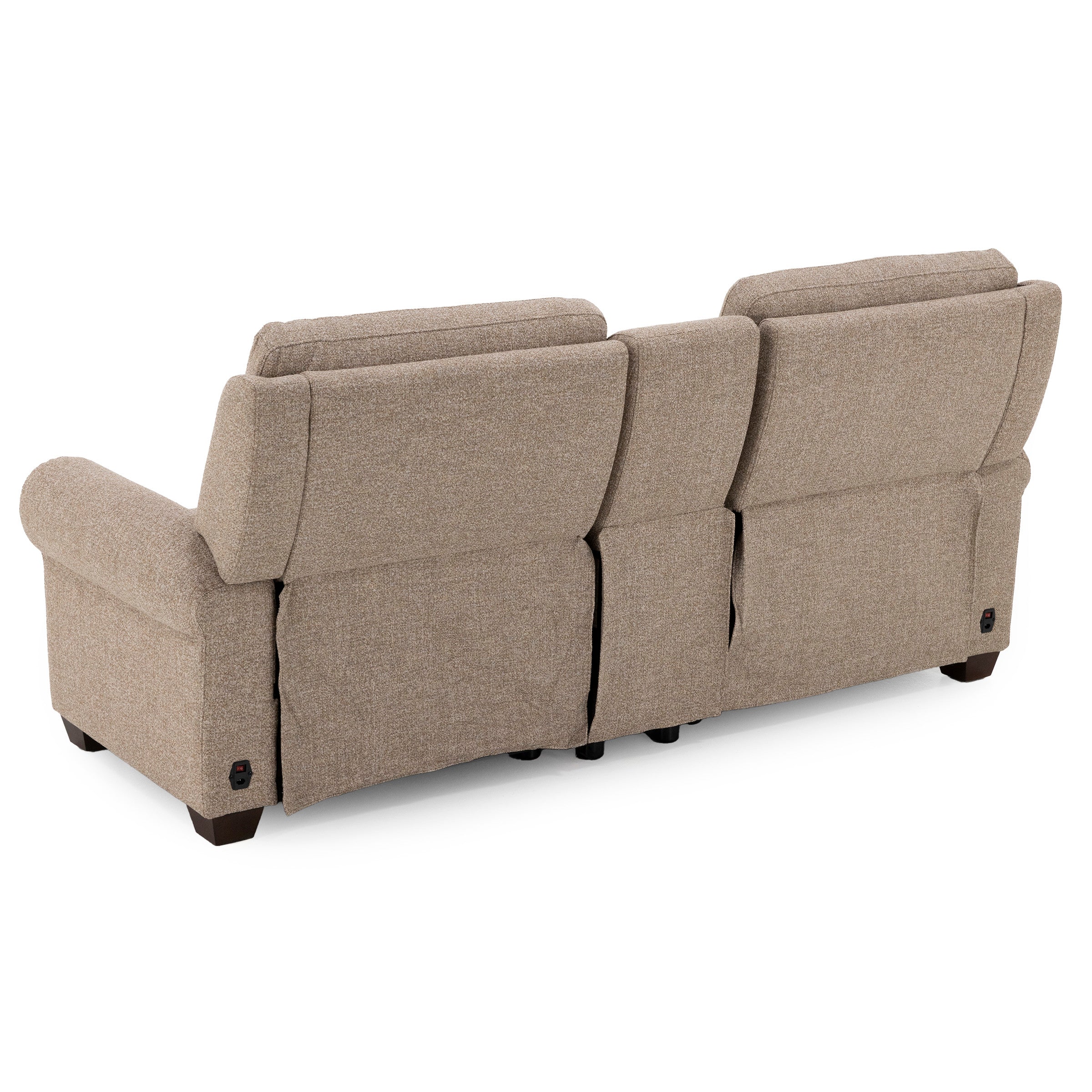 Nelson 3-Pc. Power Headrest Reclining Console Loveseat