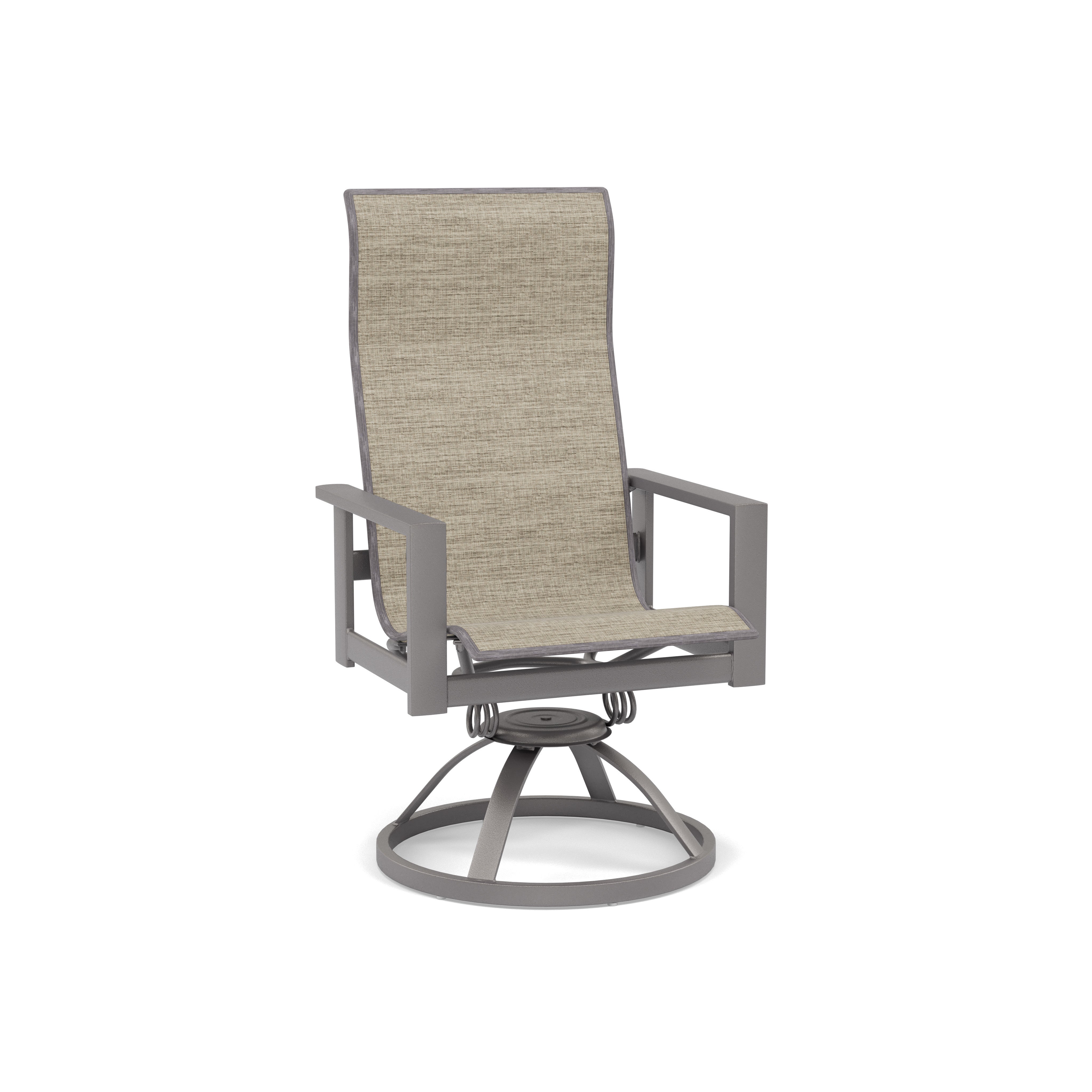 Elements High Back Swivel Rocker Dining Chair