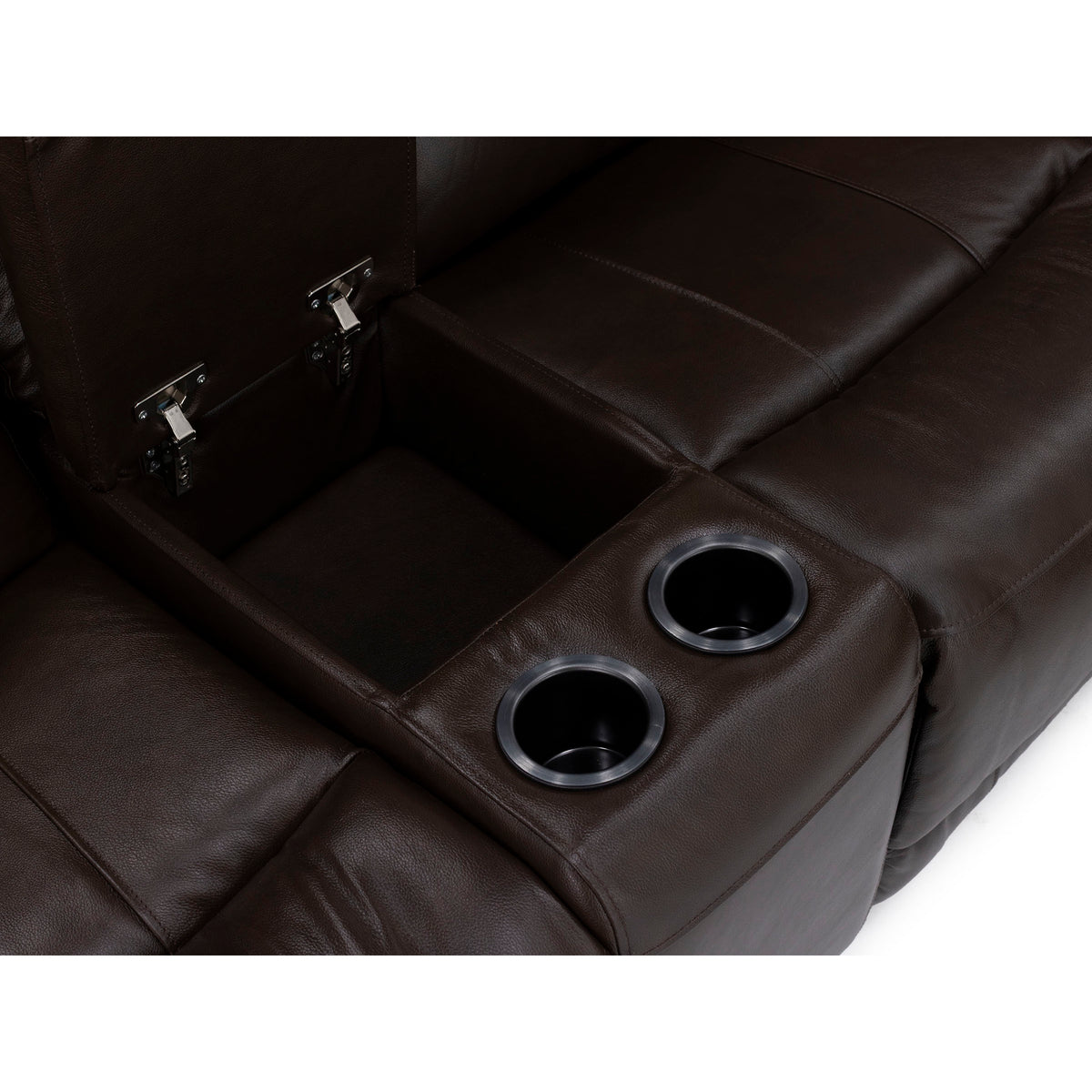 Palace 3-Pc. Leather Reclining Console Loveseat