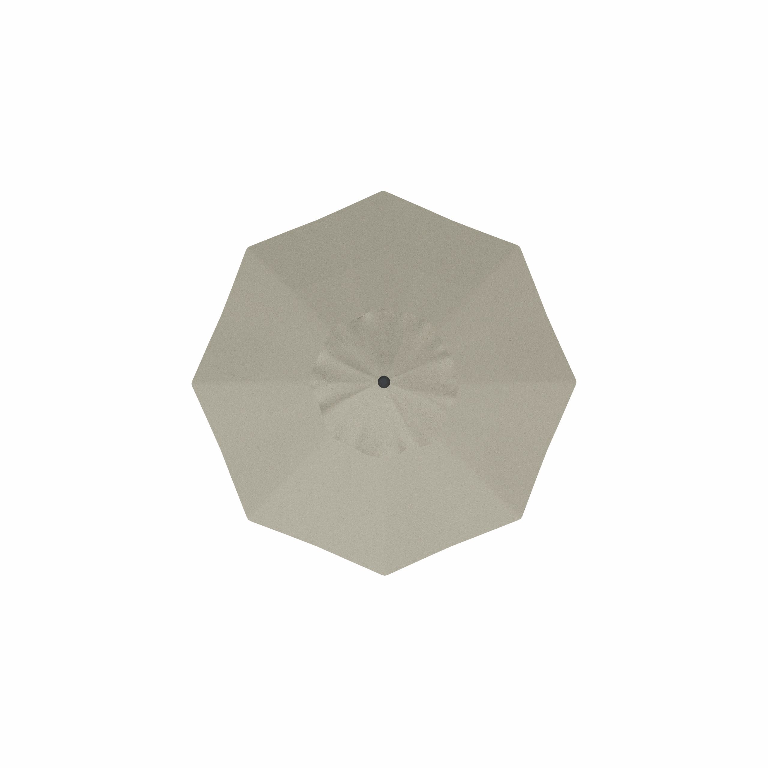 11' Auto Tilt Silver Linen Umbrella