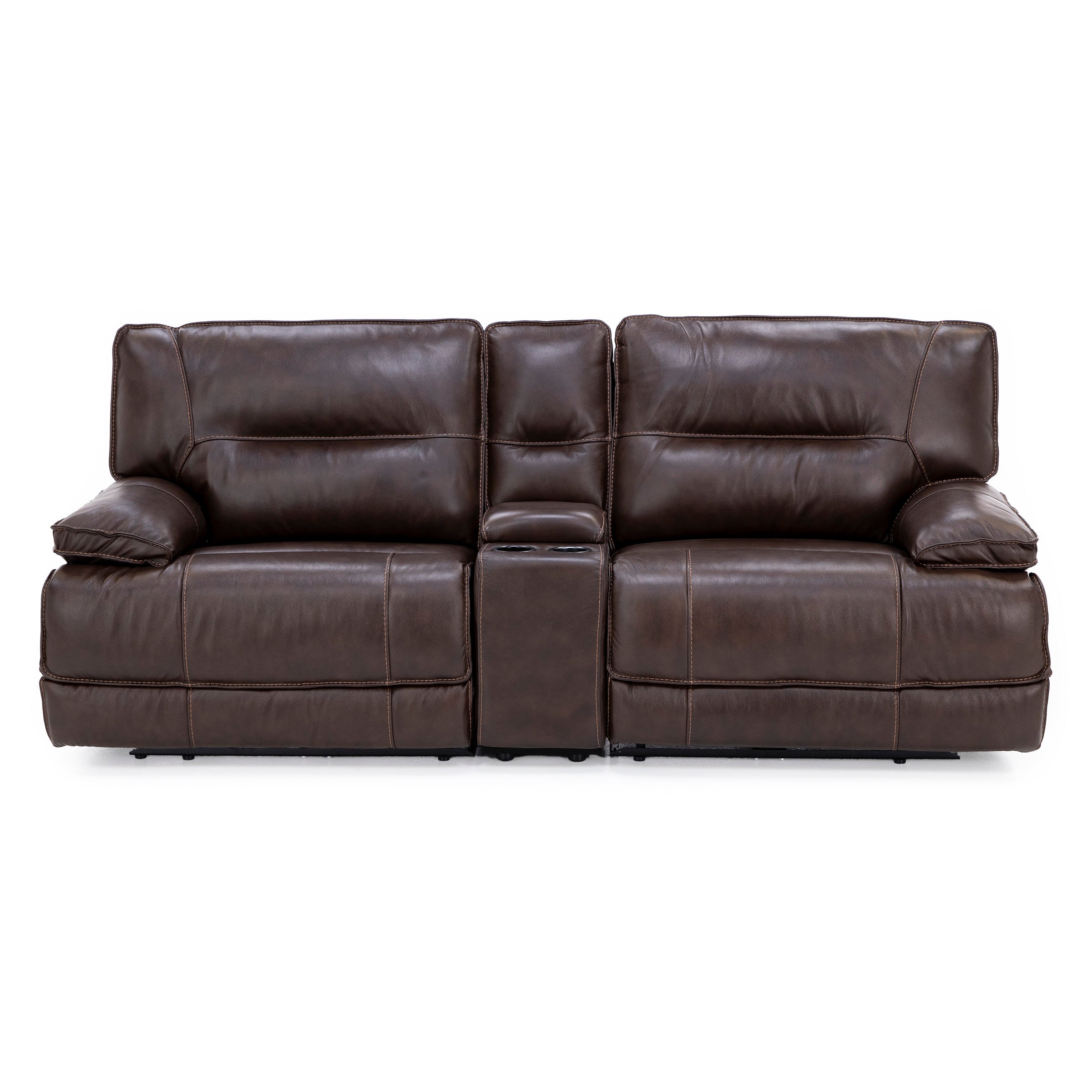 Mustang 3-Pc. Power Headrest Reclining Console Loveseat