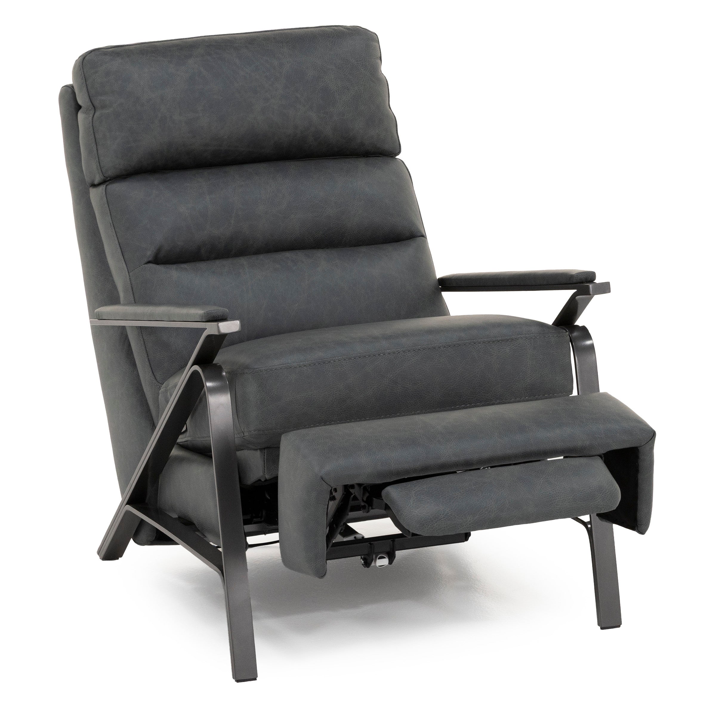 Effie Leather Power Headrest High Leg Recliner