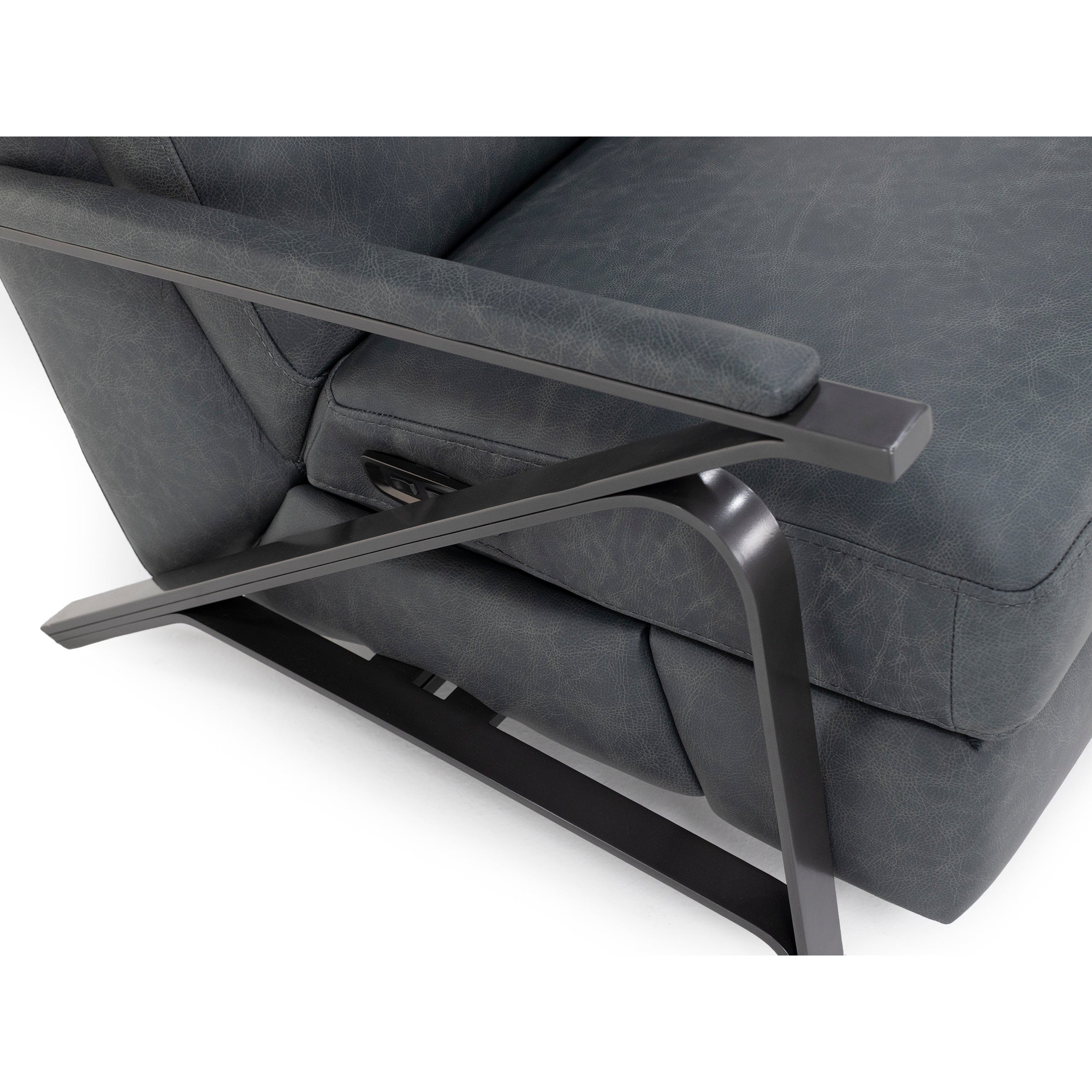 Effie Leather Power Headrest High Leg Recliner