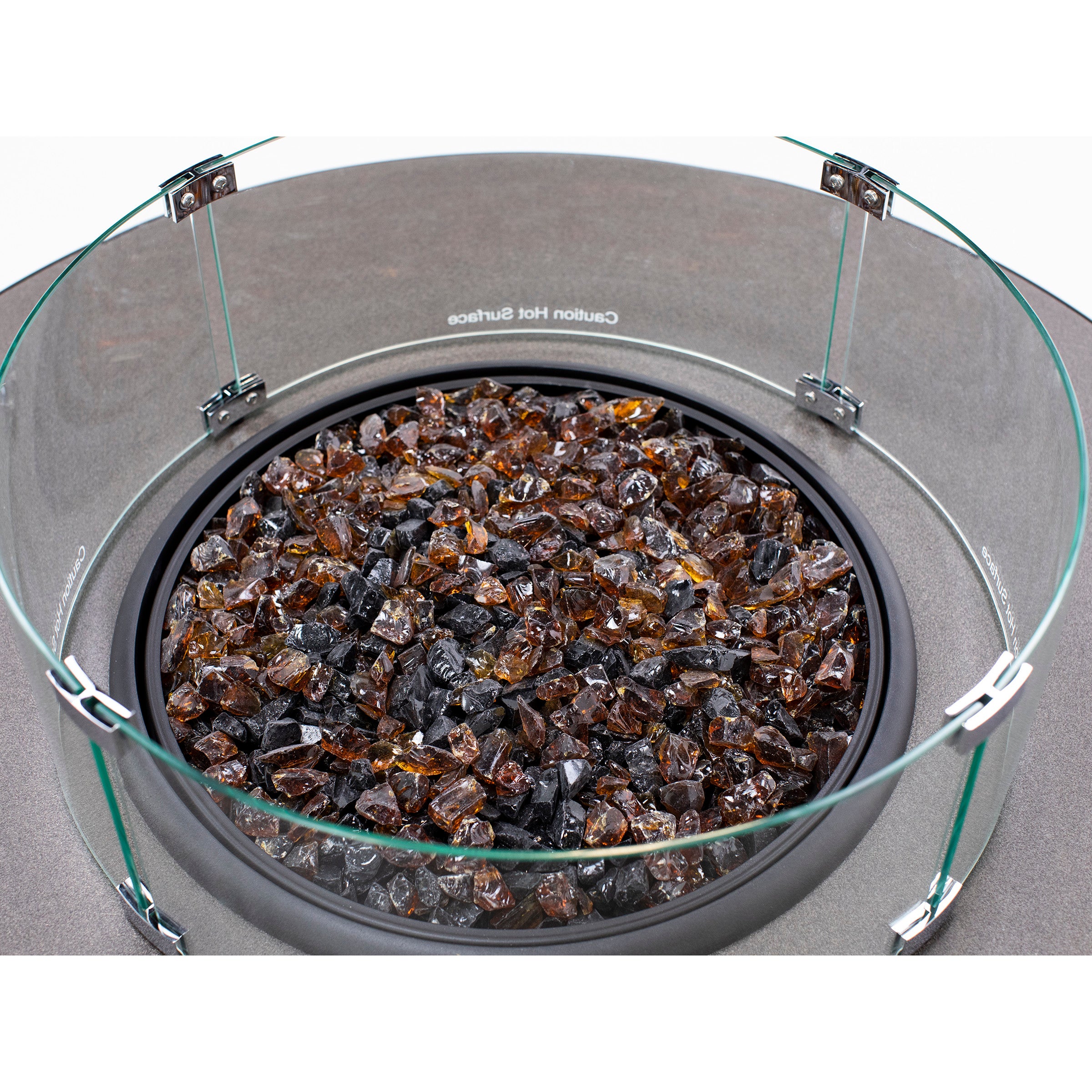 Cal Sil Round Fire Table