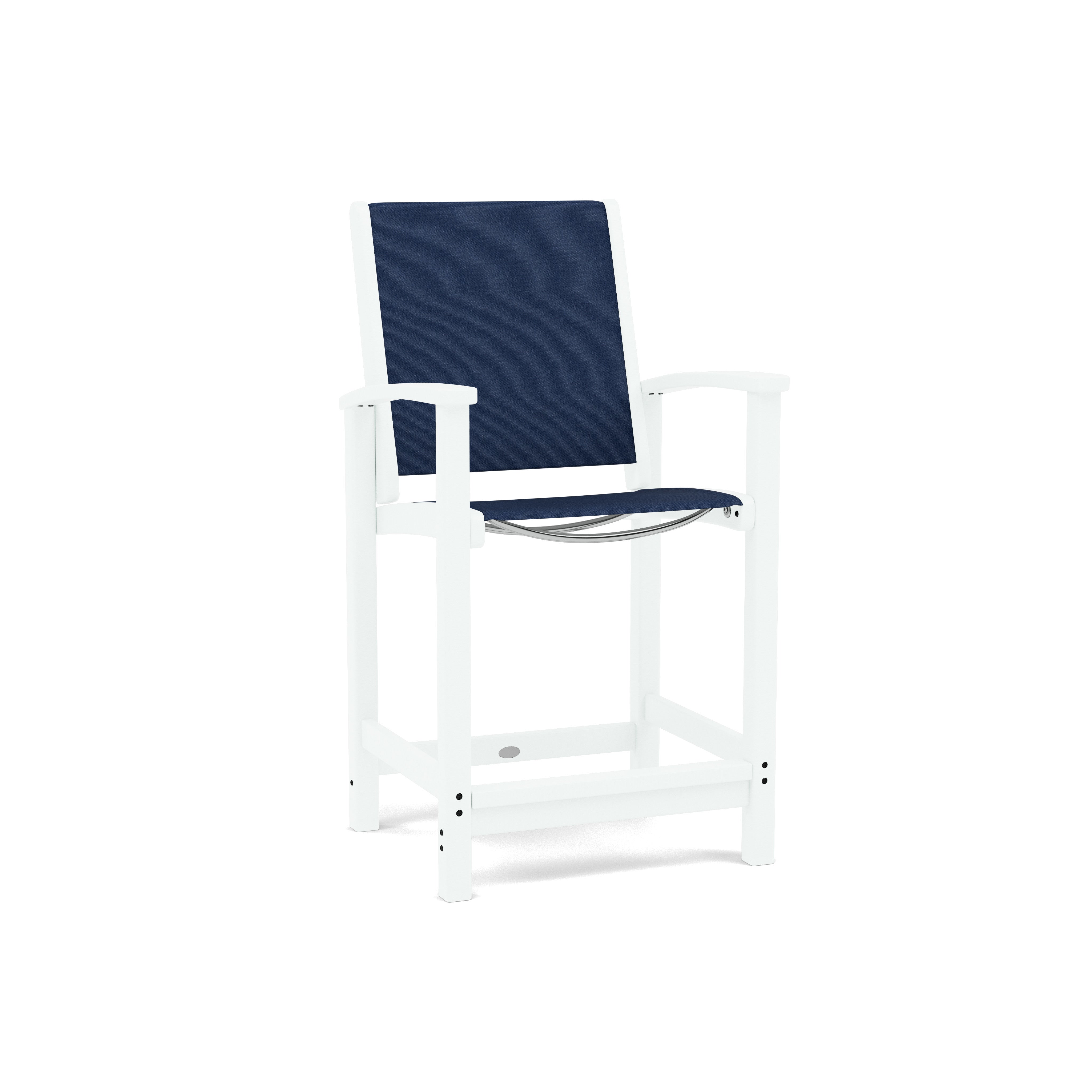 Coastal Sling Counter Height Chair