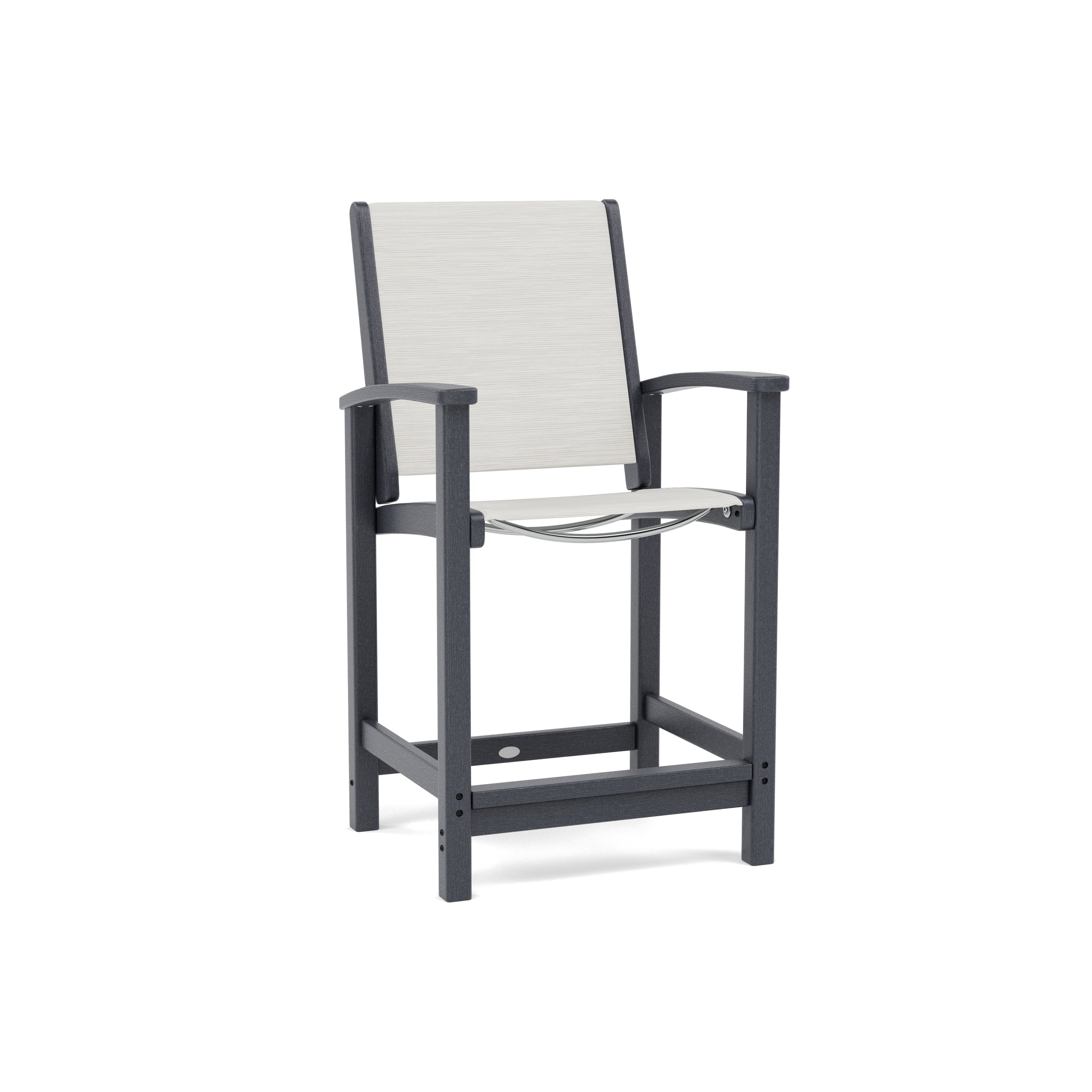 Coastal Sling Counter Height Chair