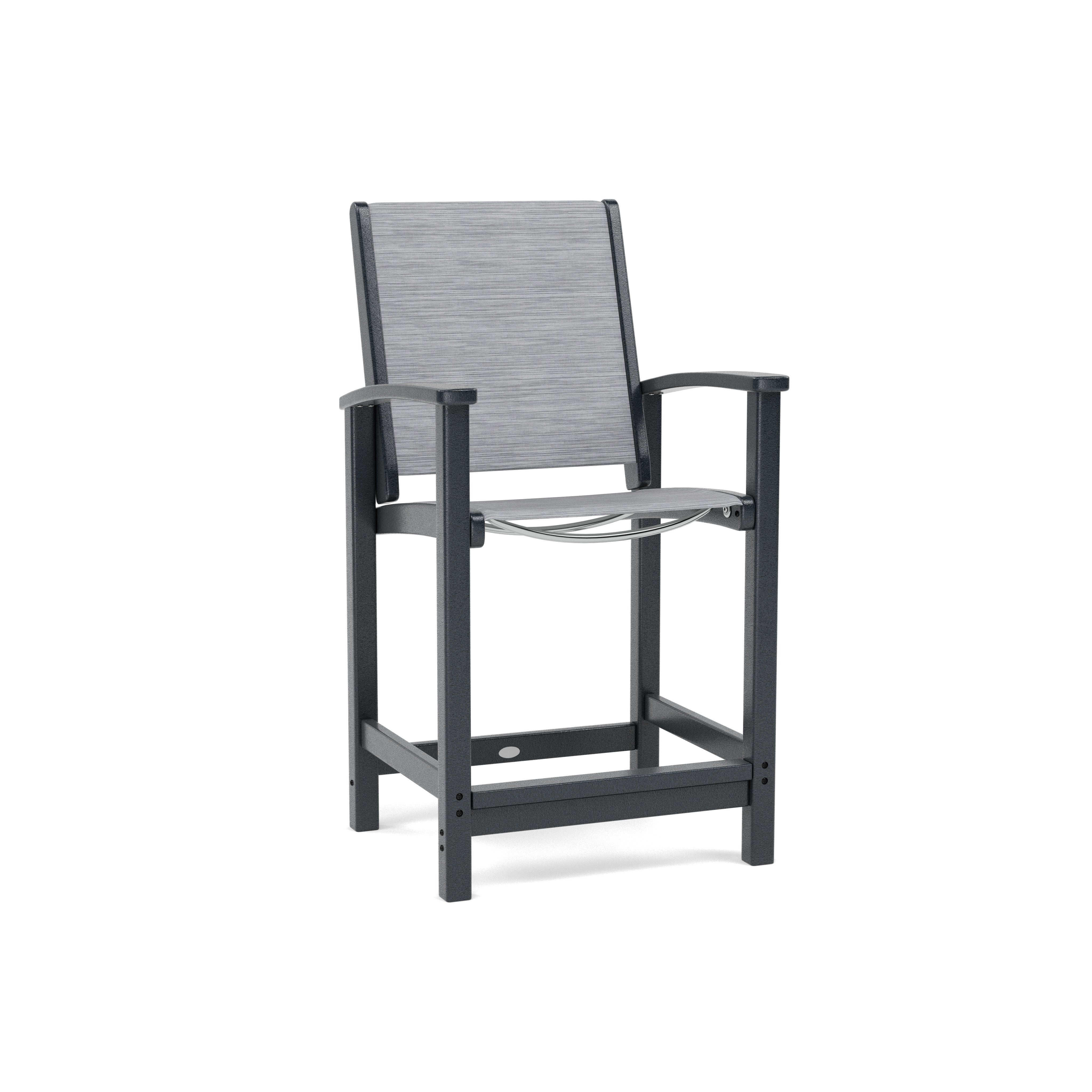 Coastal Sling Counter Height Chair