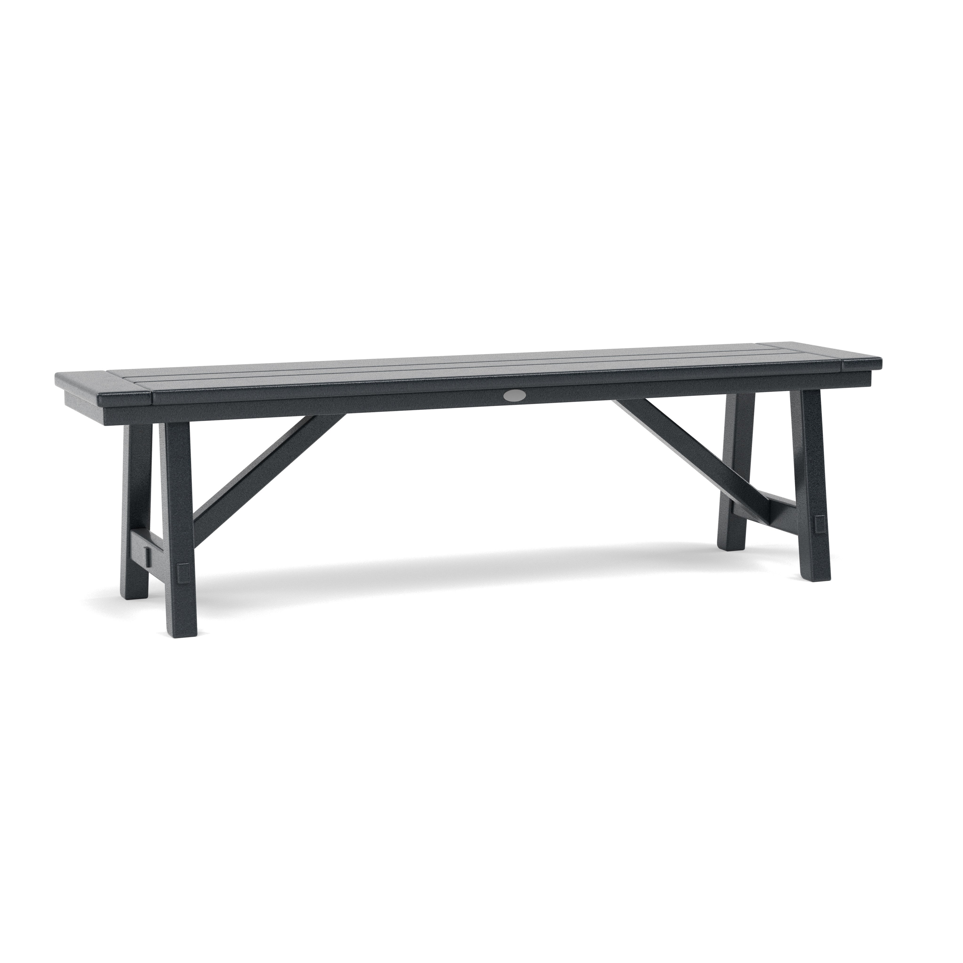 Rustic Farmhouse 60" Backless Bench