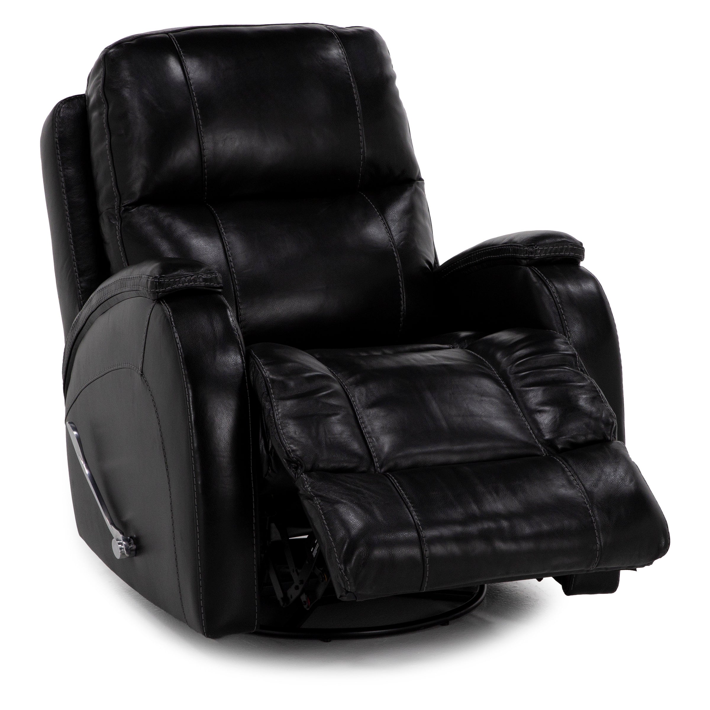 Tina Leather Swivel Glider Recliner