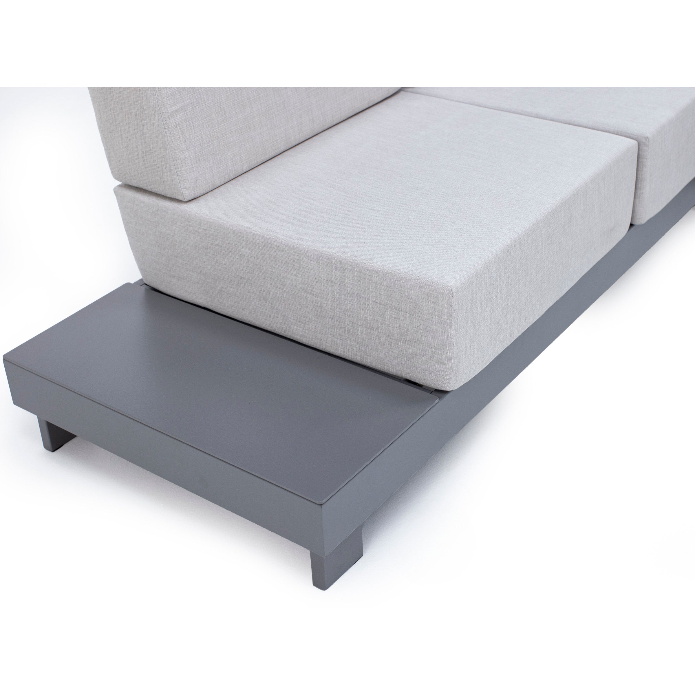 Urban 3-pc Sectional in Storm with Echo Ash Cushion