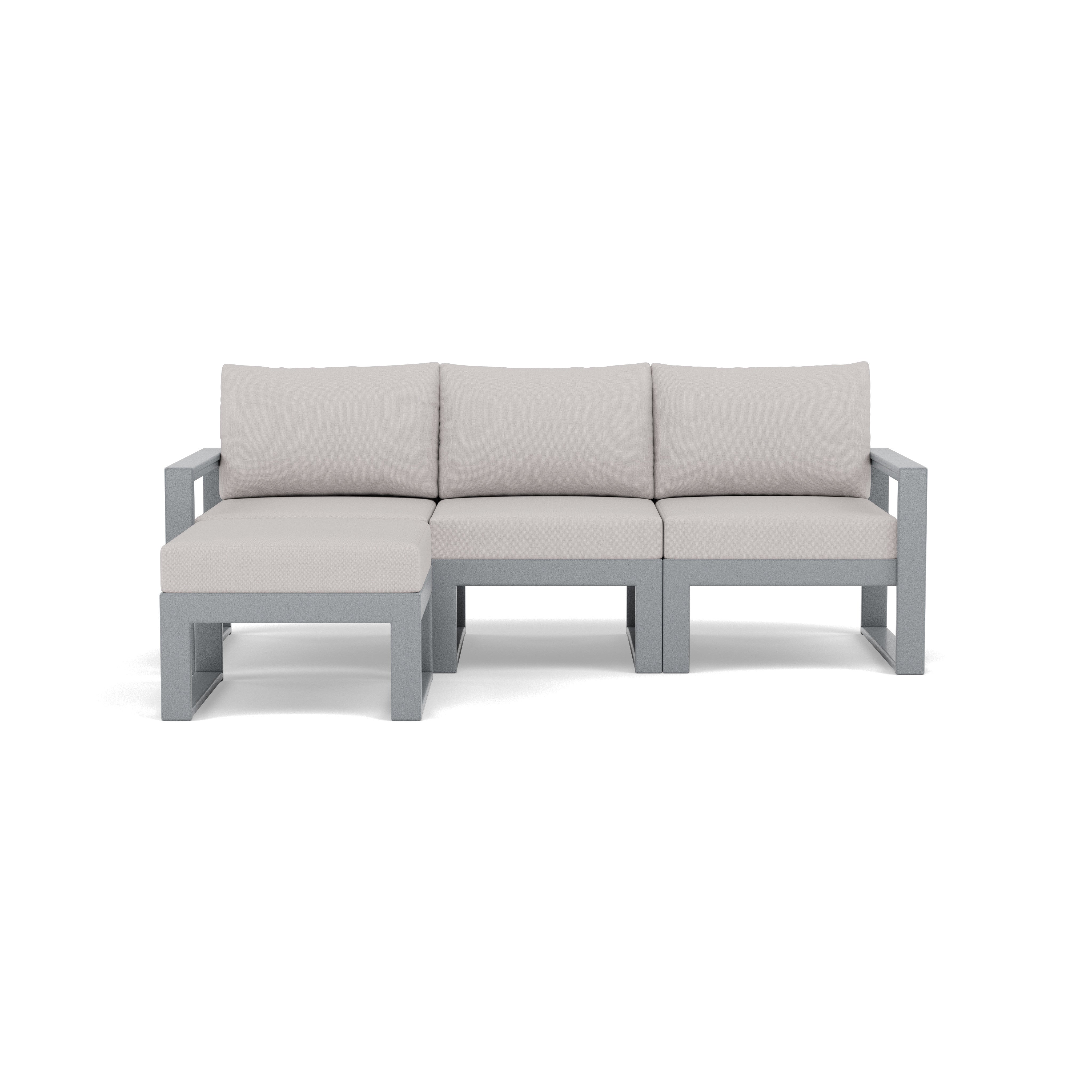 EDGE 4-Piece Modular Sofa With Ottoman