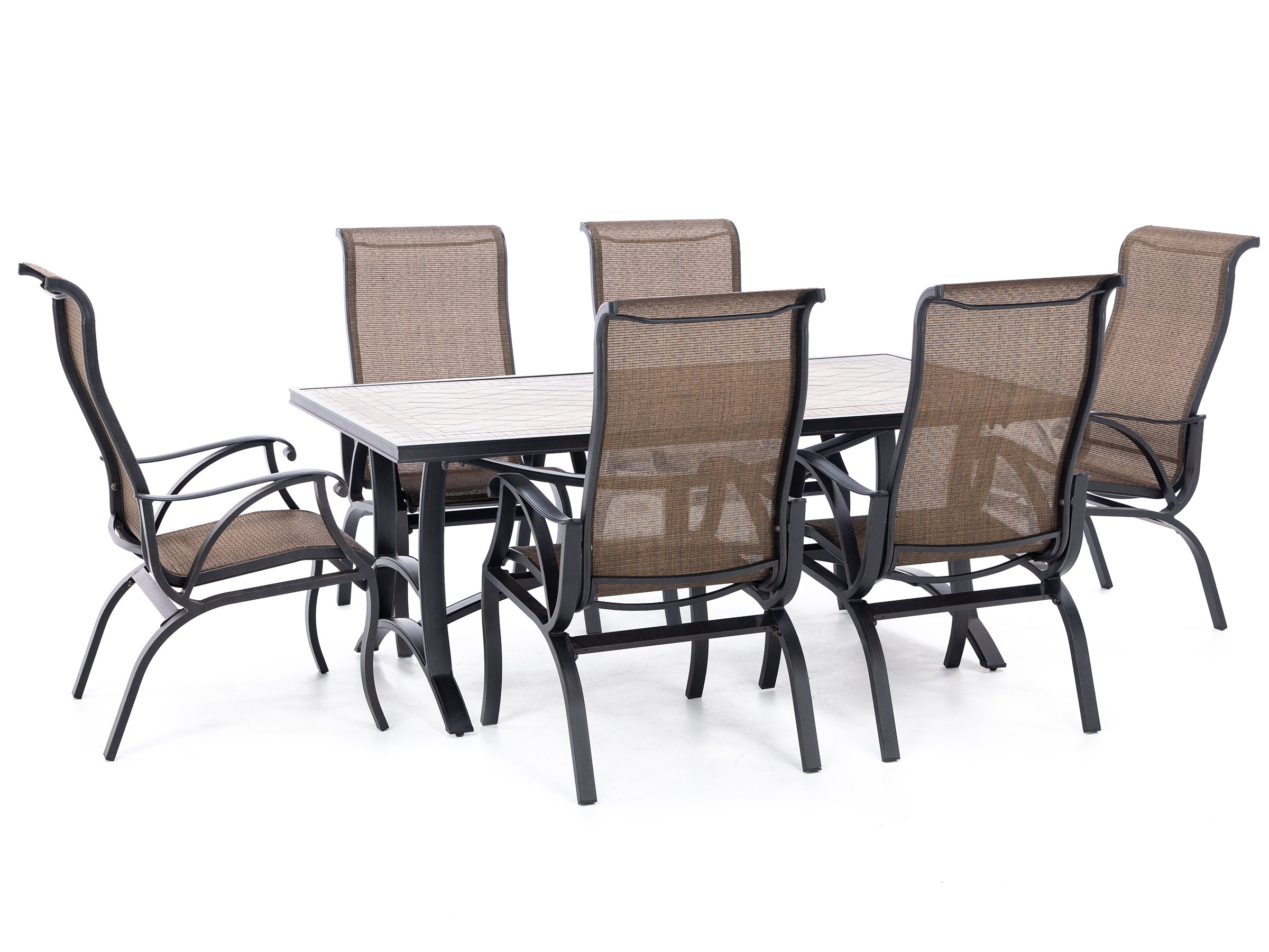 San Tropez 4pk Sling Dining Arm Chairs