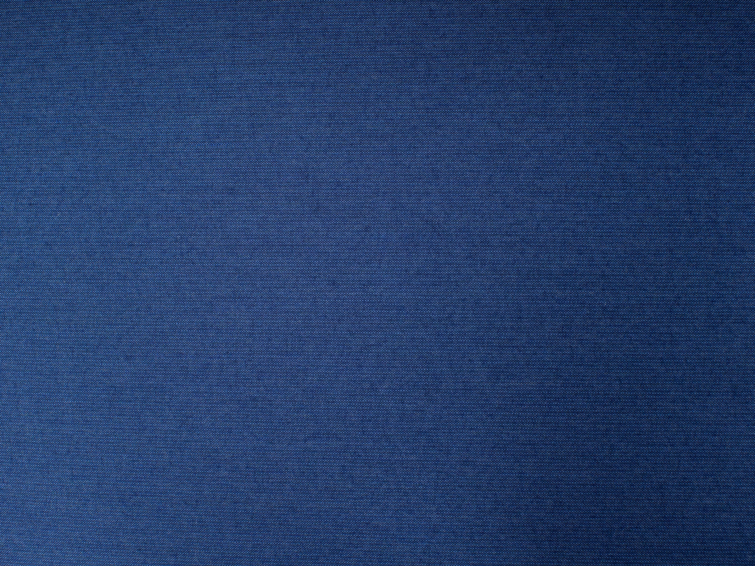 Plain blue fabric texture sample.