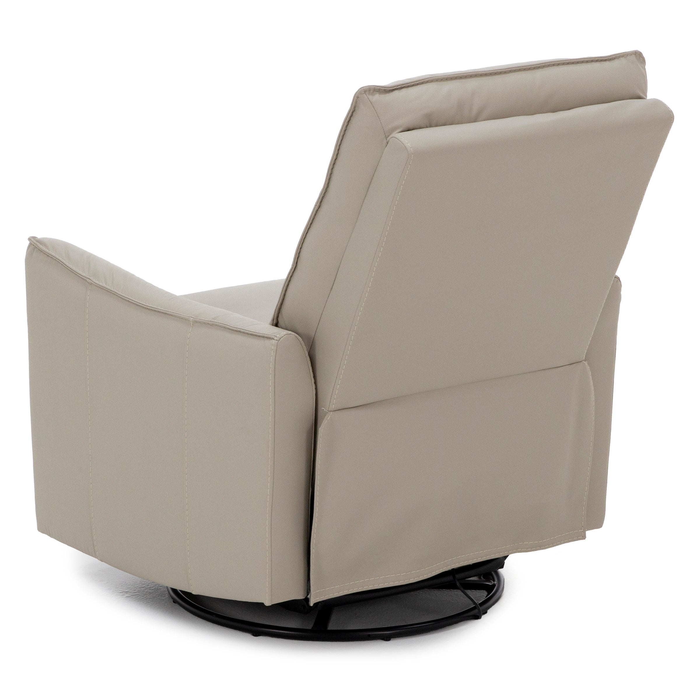 Pasadena Leather Power Headrest Swivel Glider Recliner