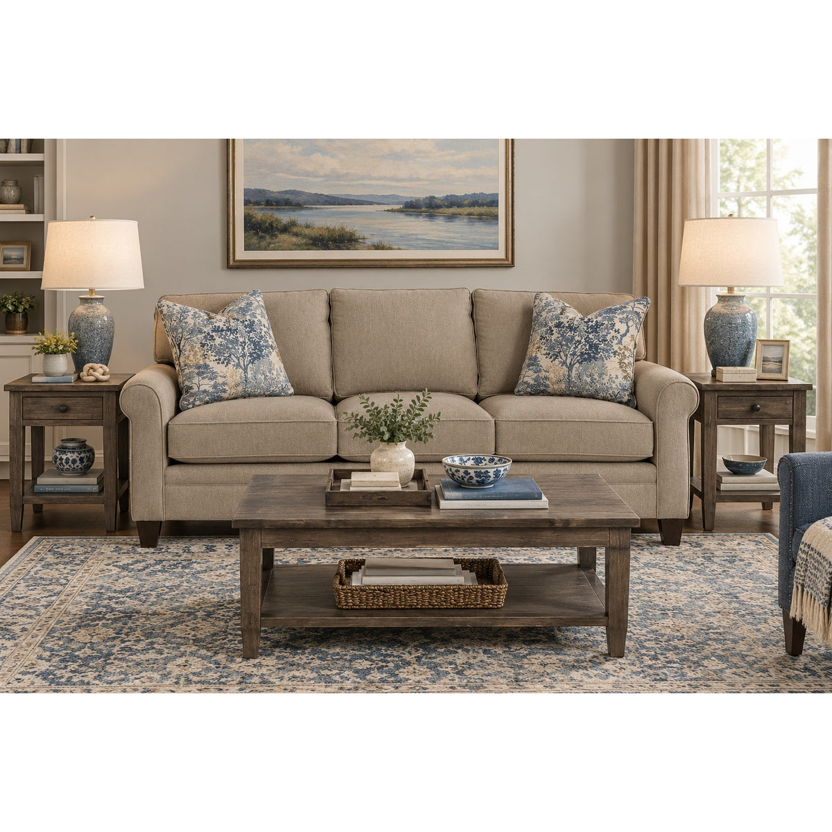 Cory Sock Arm Sofa