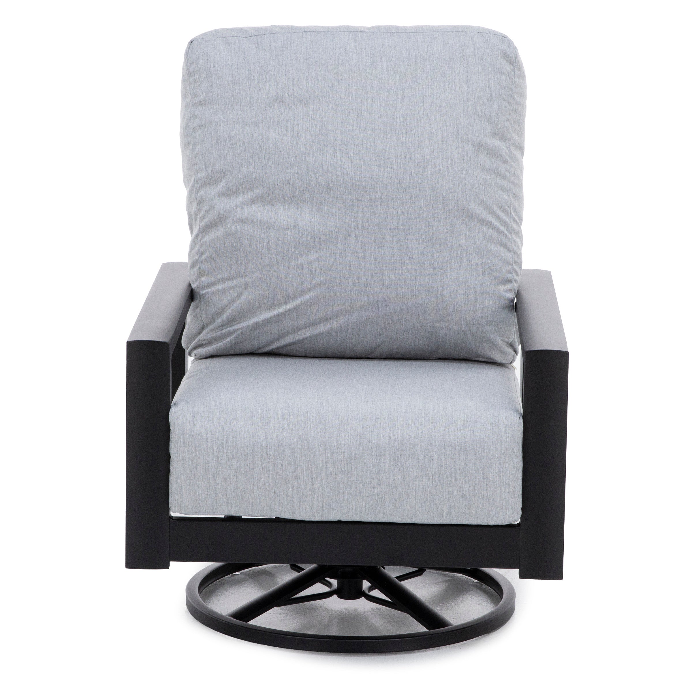 Elements Onyx/Canvas Granite High Back Swivel Rocker