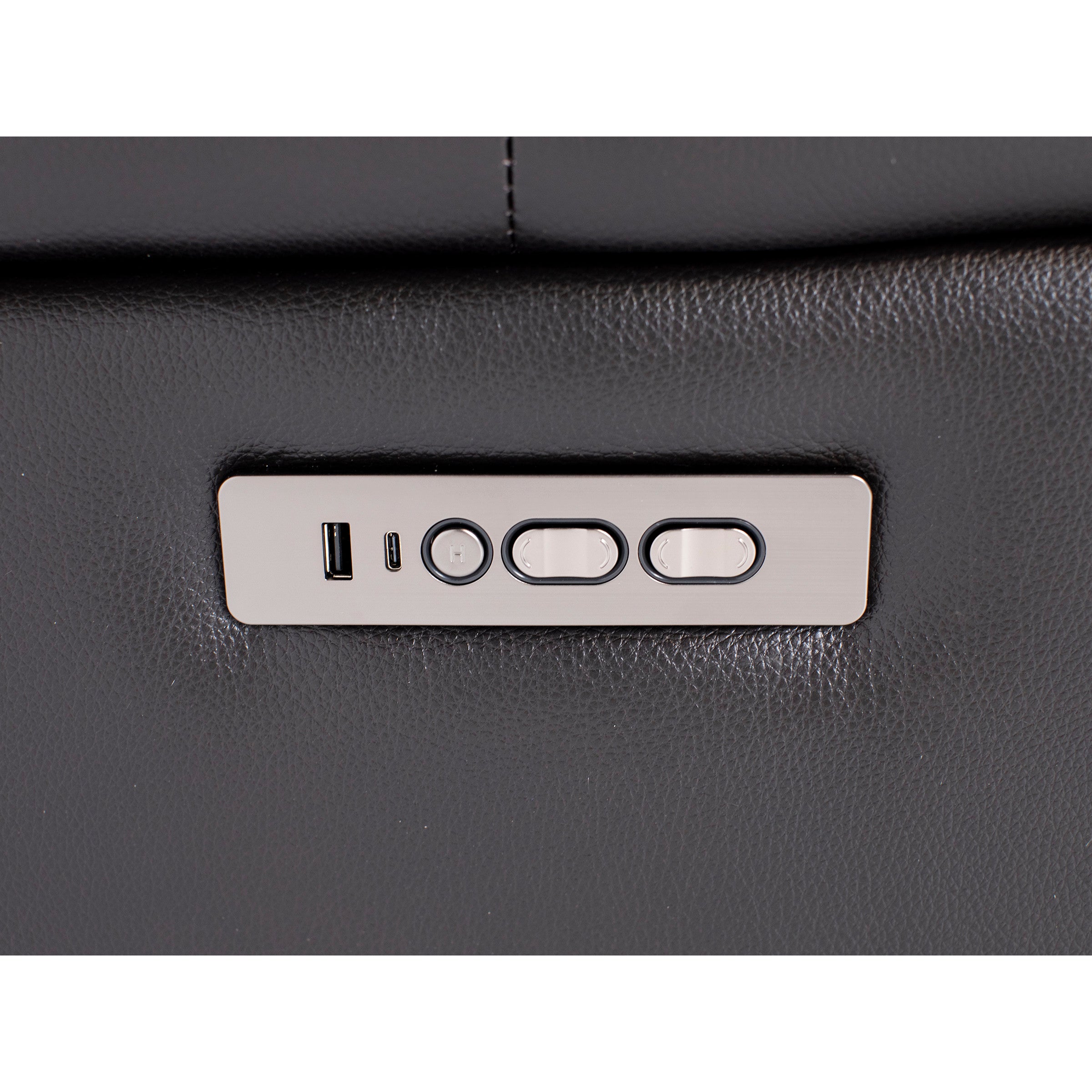 Laredo IV 6-Pc. Leather Power Headrest Reclining Modular Chaise