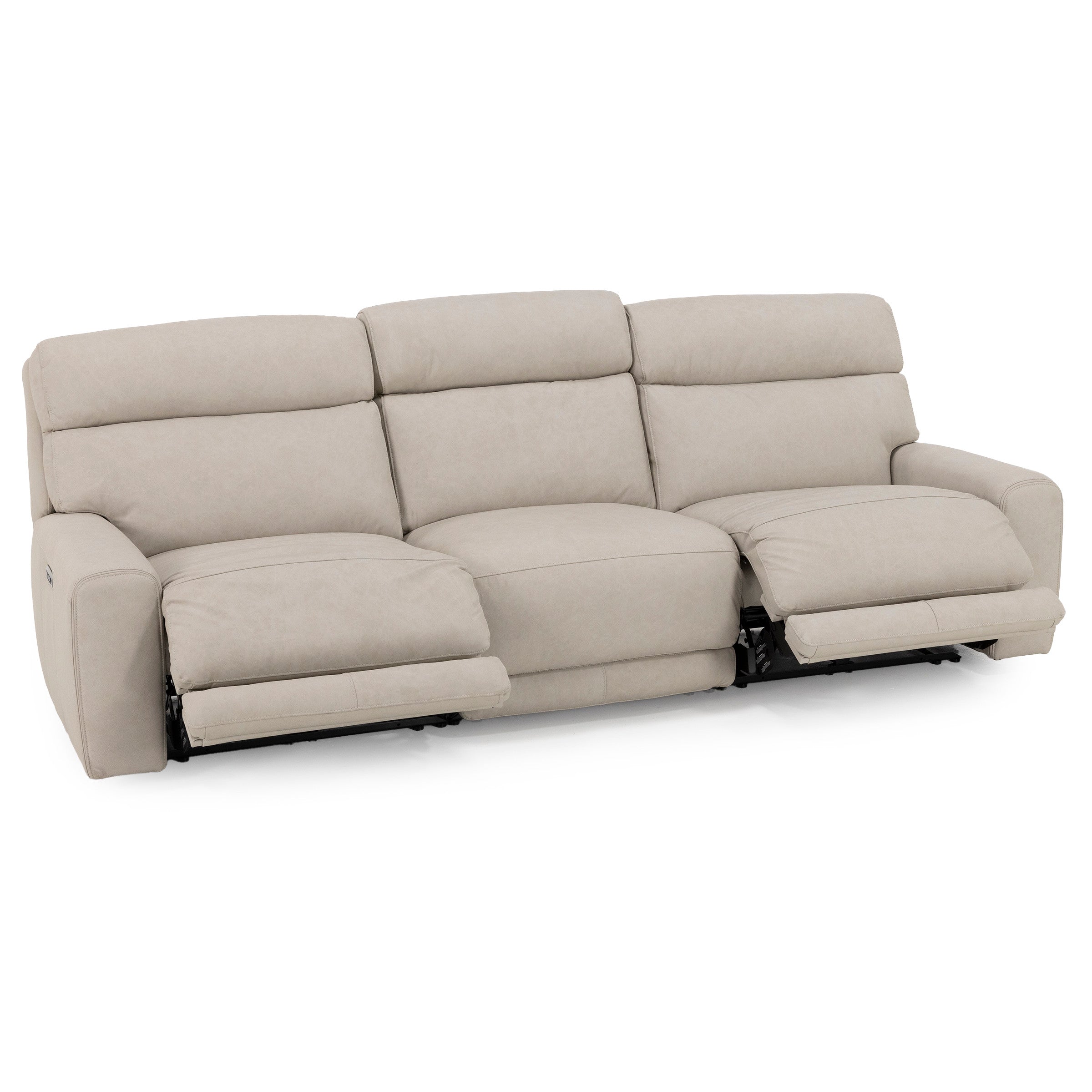 Morrow 3-Pc. Leather Fully Loaded Zero Gravity Reclining Sofa