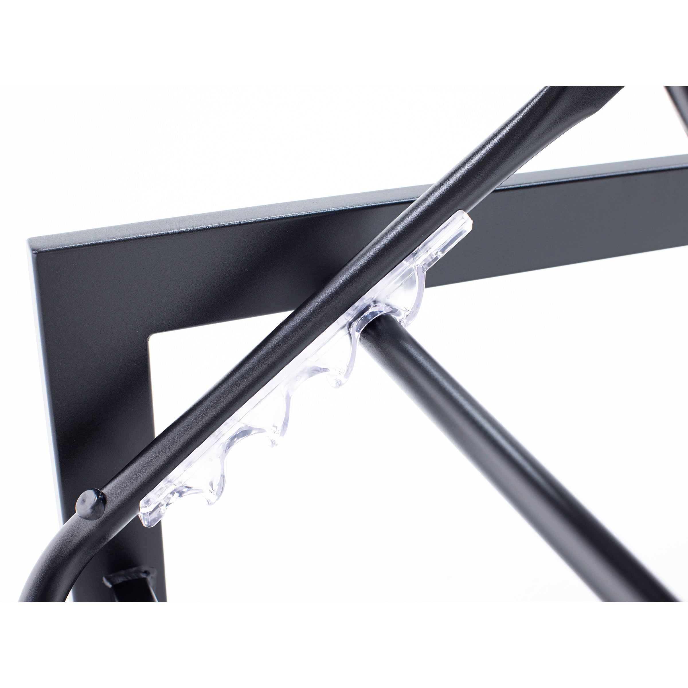 Elements Armless Adjustable Chaise in Onyx with Zinc Sling