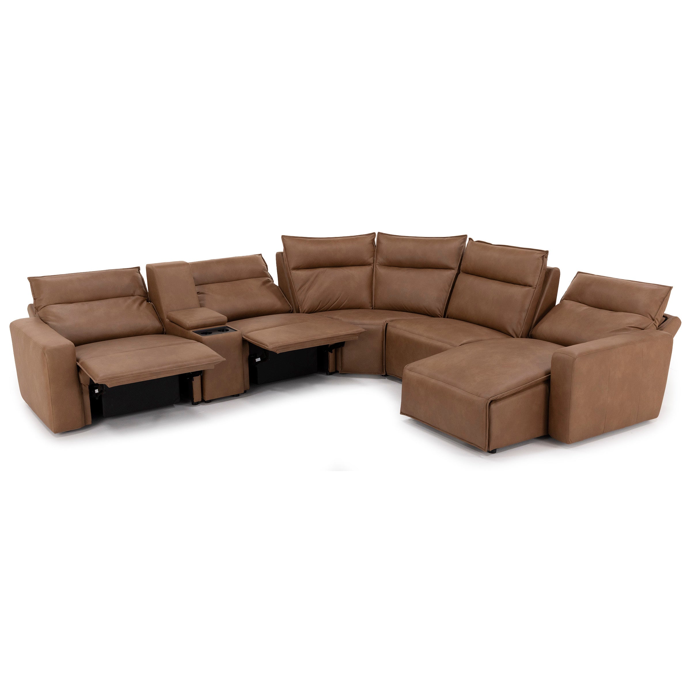 Direct Designs Reinvent Your Space 6-Pc. Power Headrest Reclining Modular