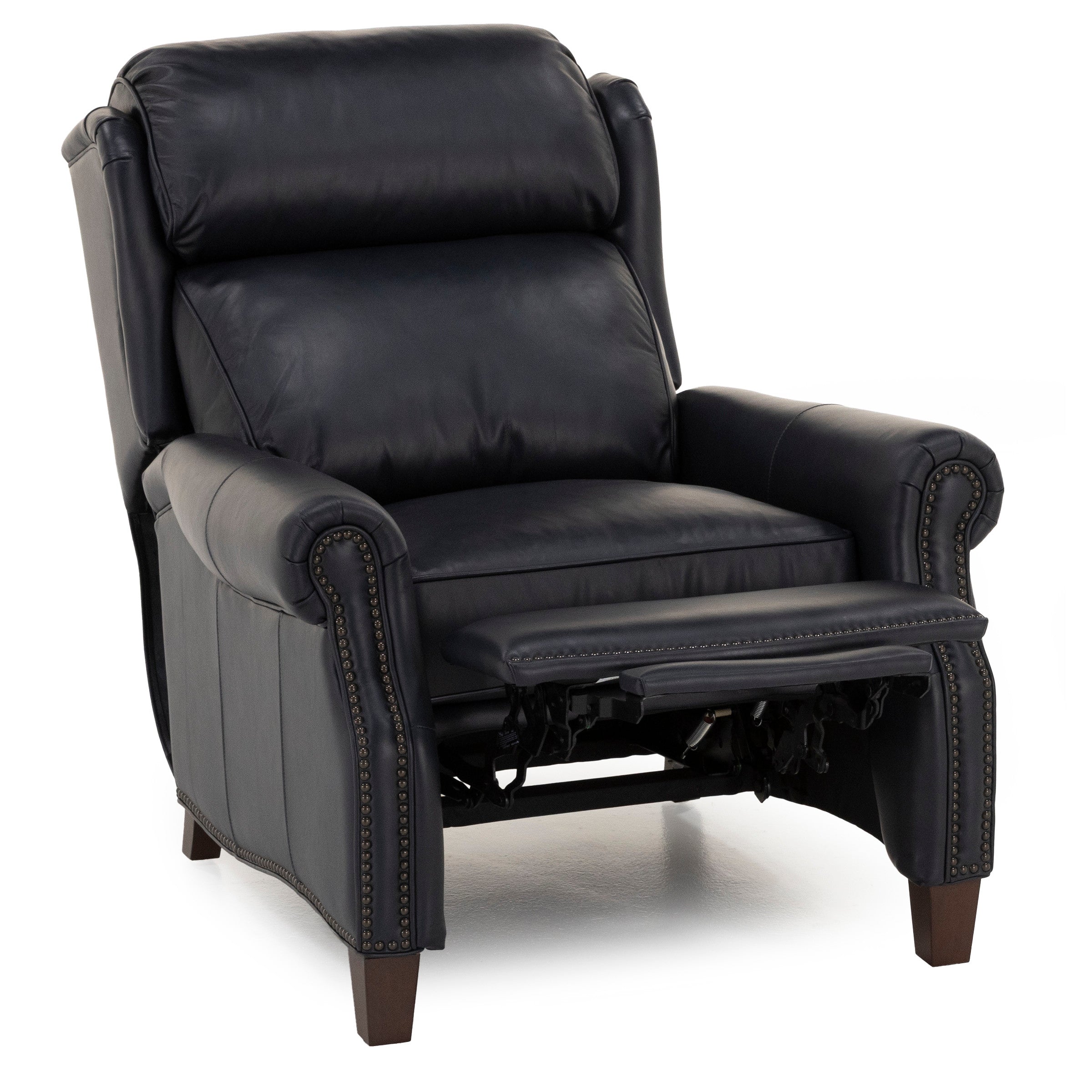 Gordon Leather High Leg Wing Back Recliner