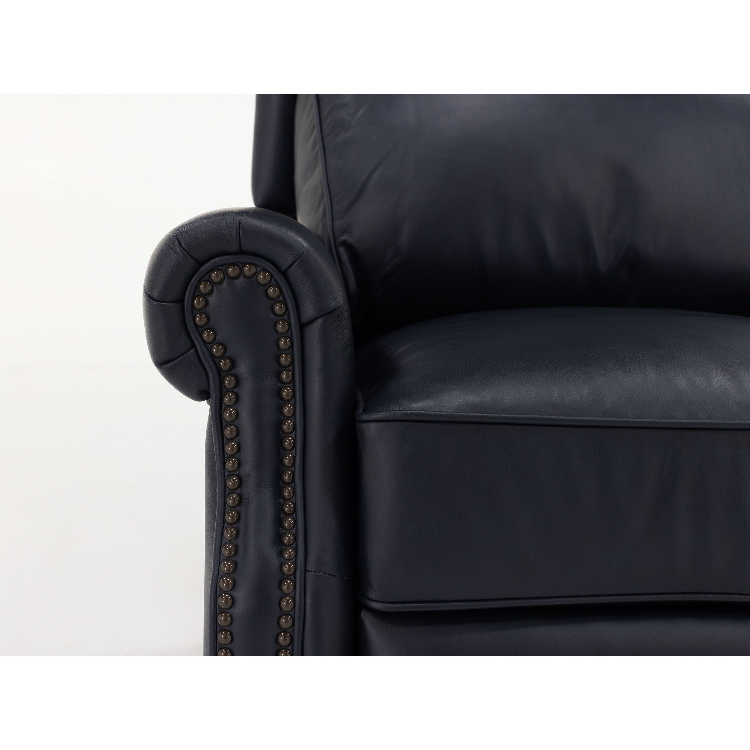 Gordon Leather High Leg Wing Back Recliner