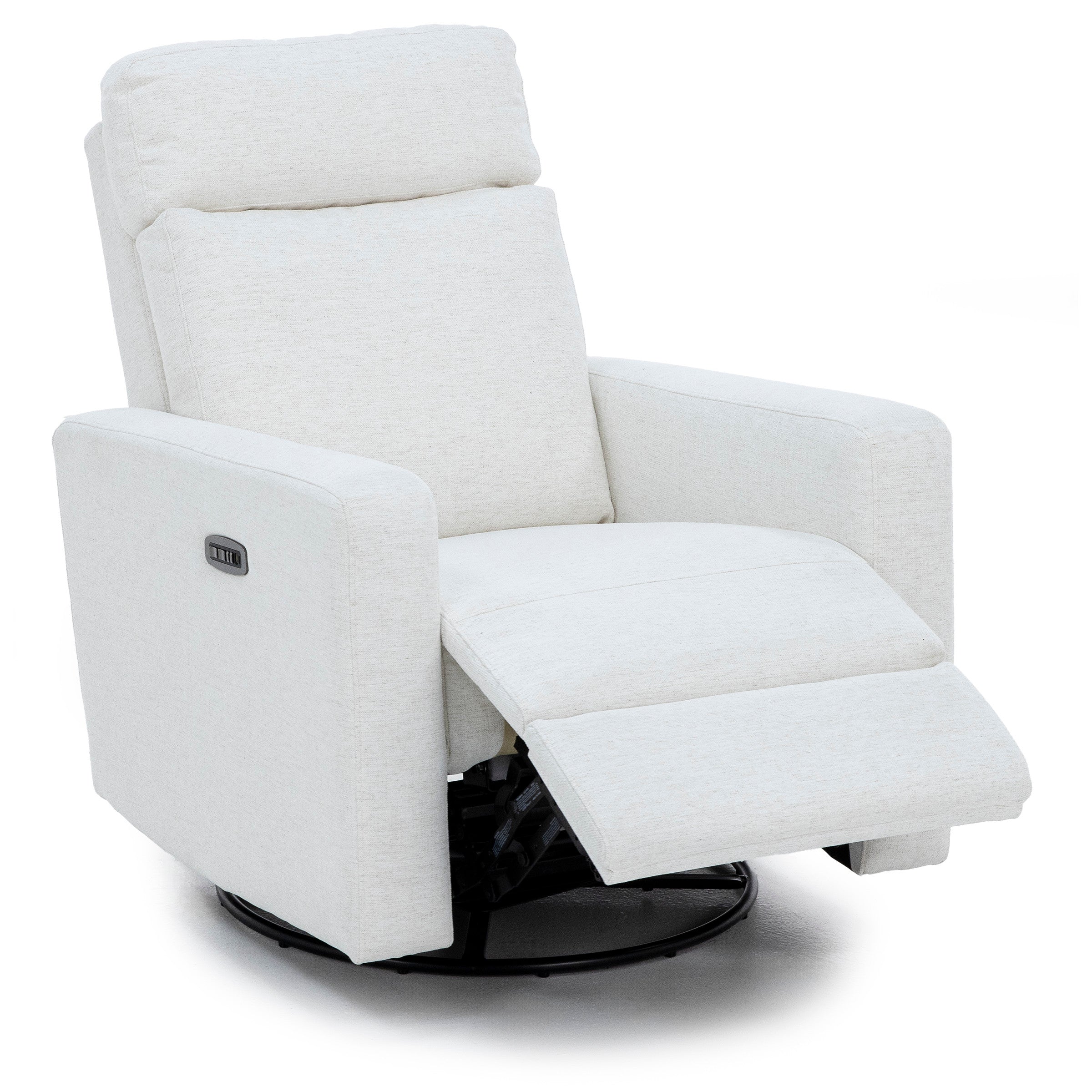 Winter Power Headrest Swivel Glider Recliner With Nightlights