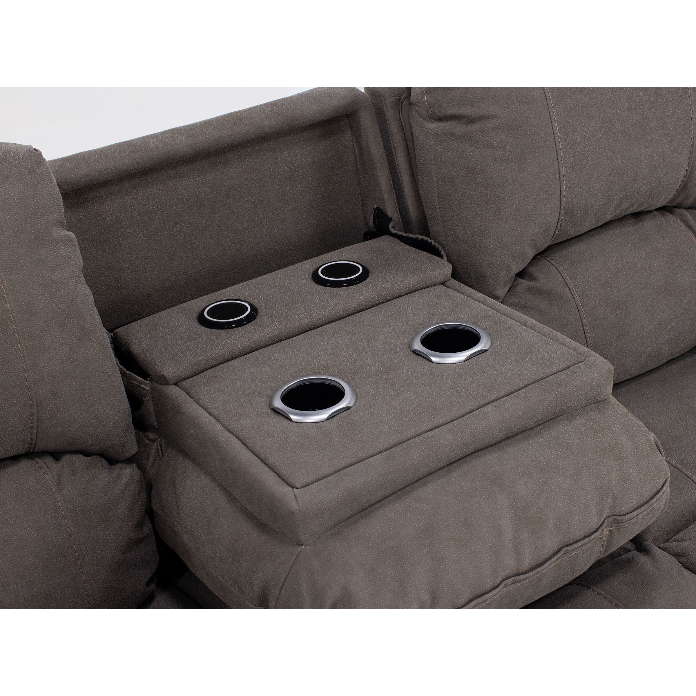 Cheyenne Fully Loaded Zero Gravity Reclining Sofa With Drop Down Table In Performance Fabric