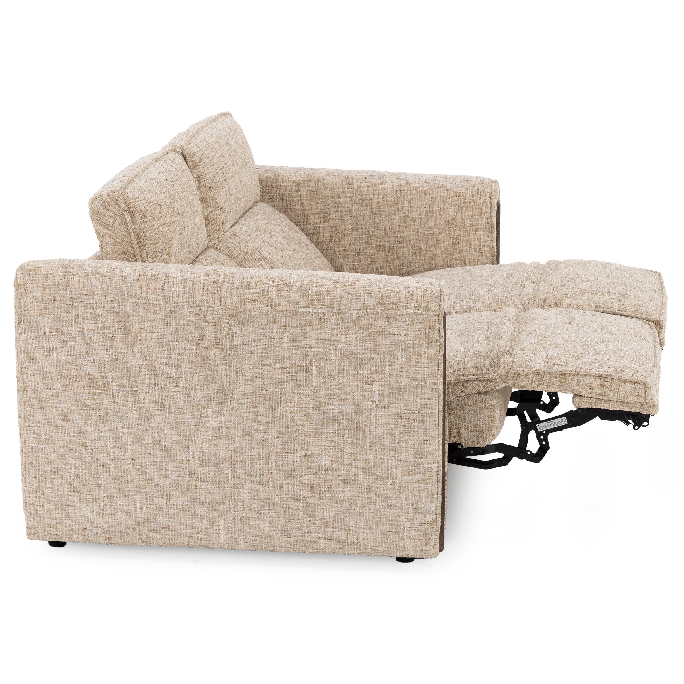 Dallas Power Headrest Wall Saver Reclining Loveseat in Marzipan