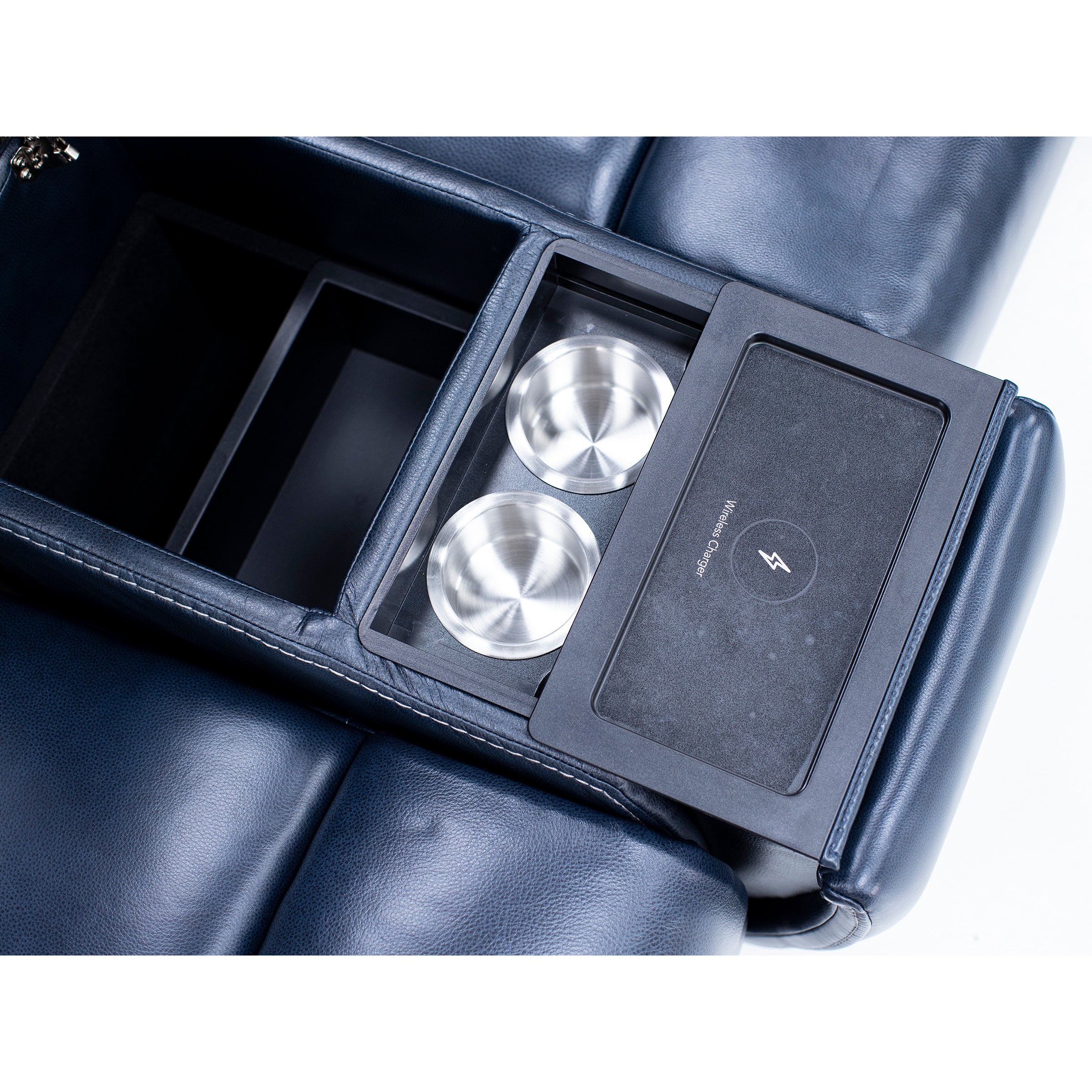 Duke 7-Pc. Leather Fully Loaded Zero Gravity Reclining Modular With Hidden Cupholders