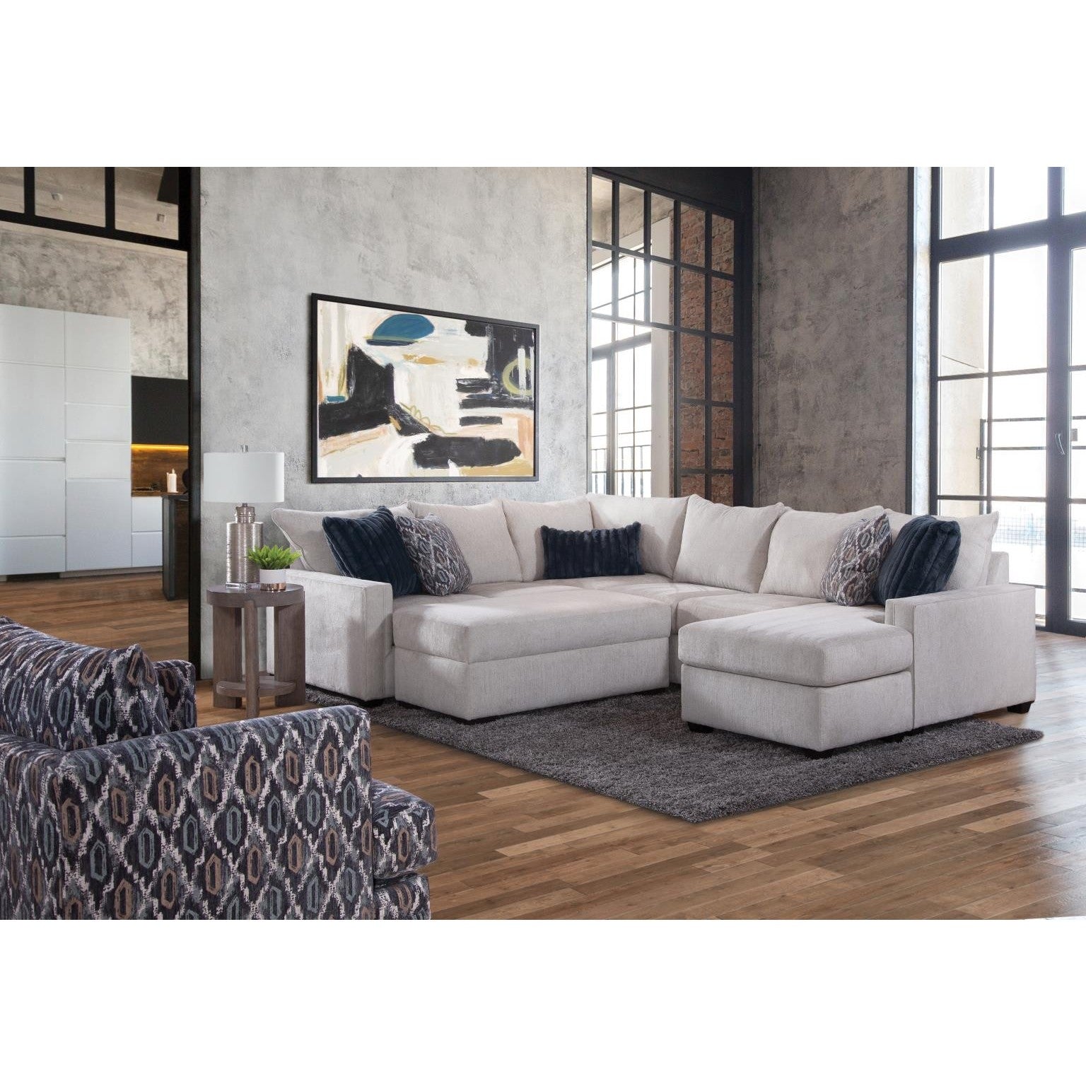 Scout 2-Pc. Sectional With Storage Ottoman