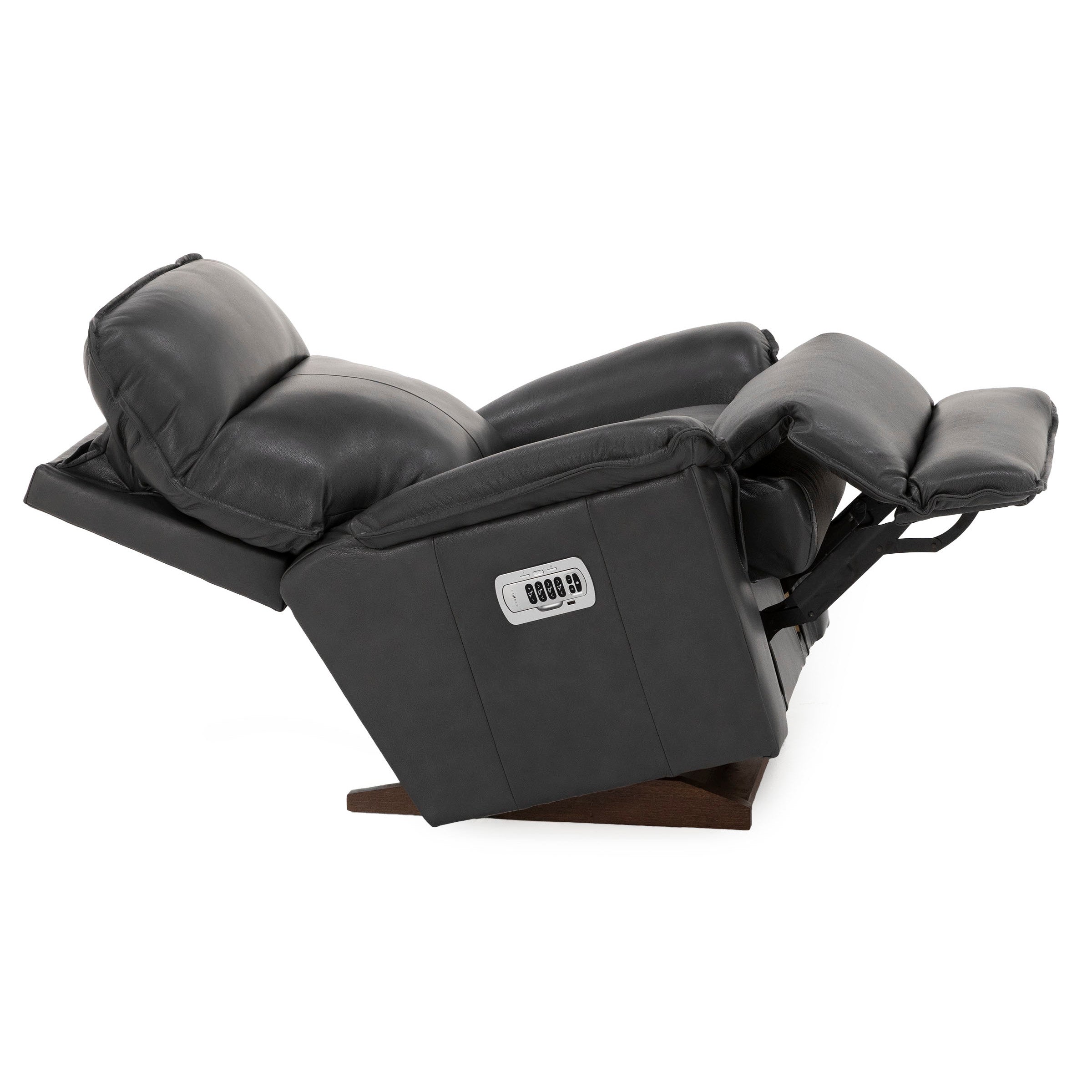 Jay Leather Fully Loaded Rocker Recliner With Wireless Remote