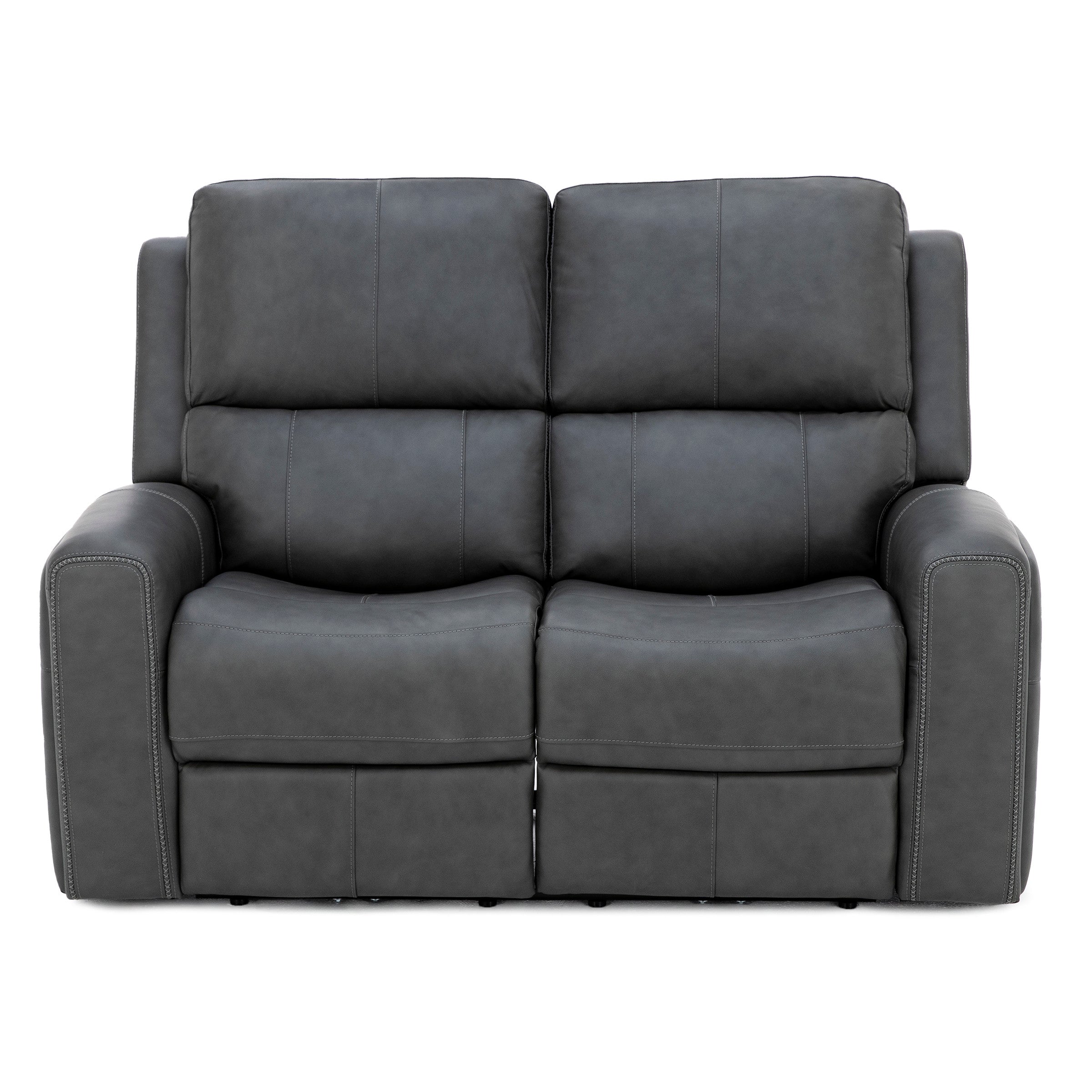 Flexsteel Landon Leather Zero Gravity Fully Loaded Reclining Loveseat