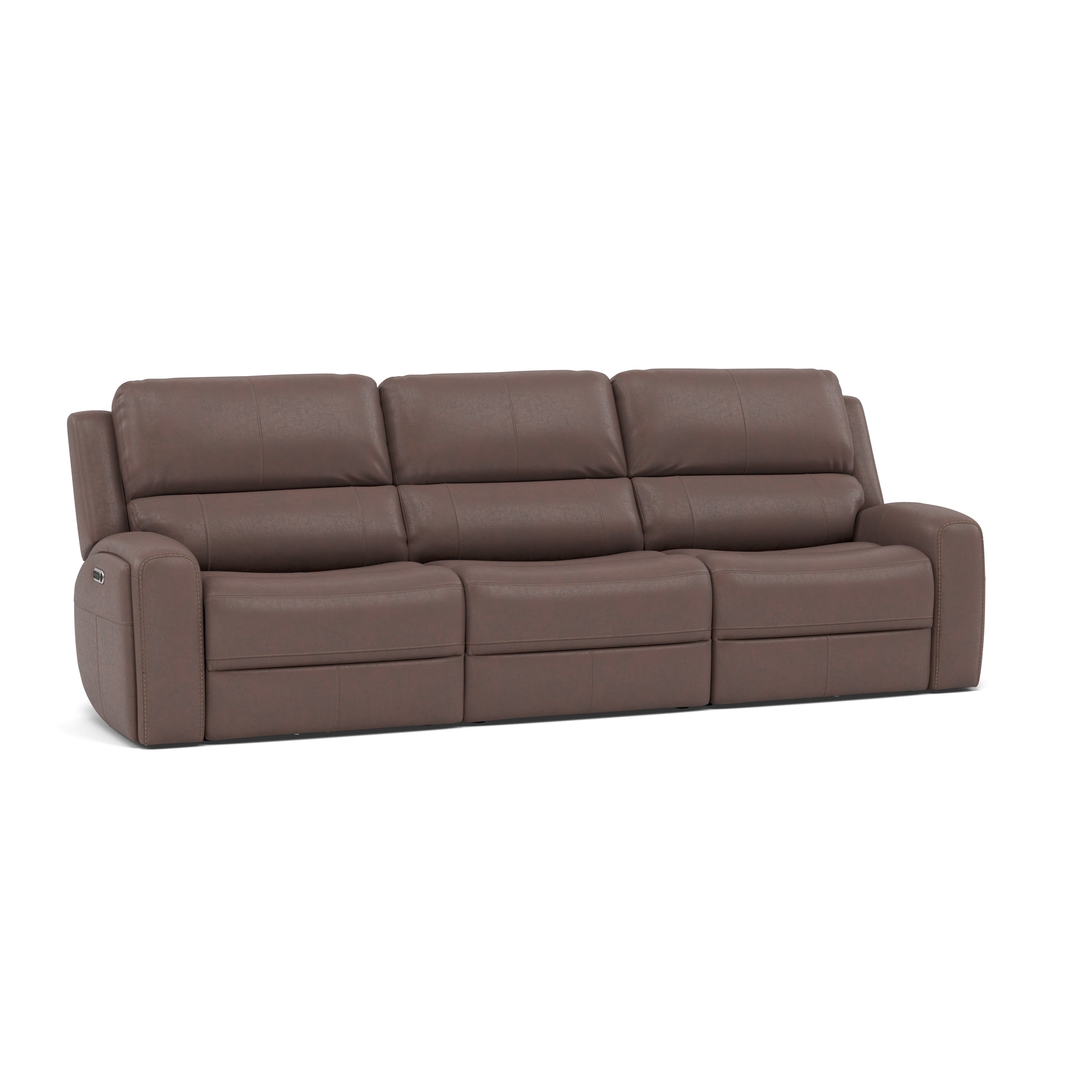 Flexsteel Landon 3-Pc. Leather Fully Loaded Zero Gravity Reclining Sofa