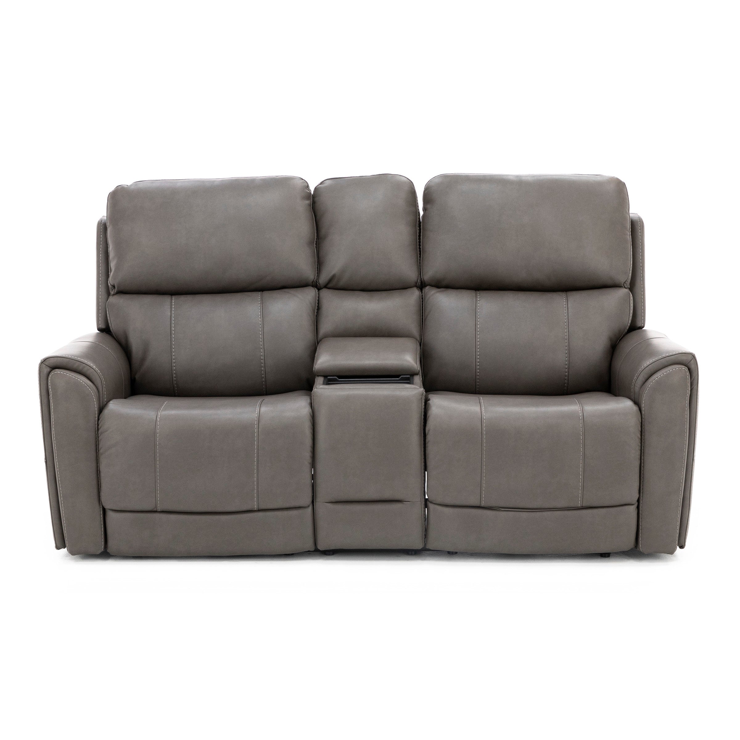 Capriccio Fully Loaded Reclining Console Loveseat