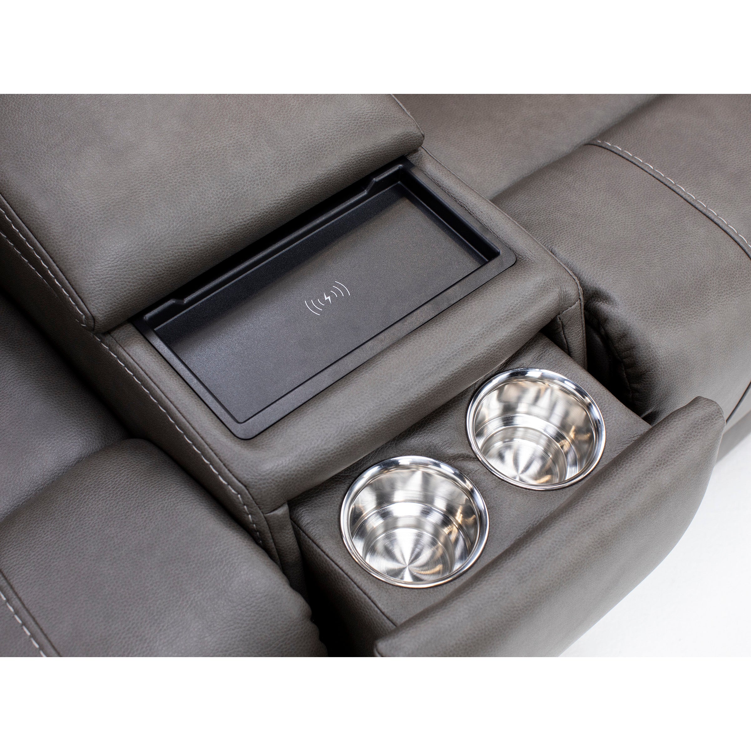 Capriccio Fully Loaded Reclining Console Loveseat