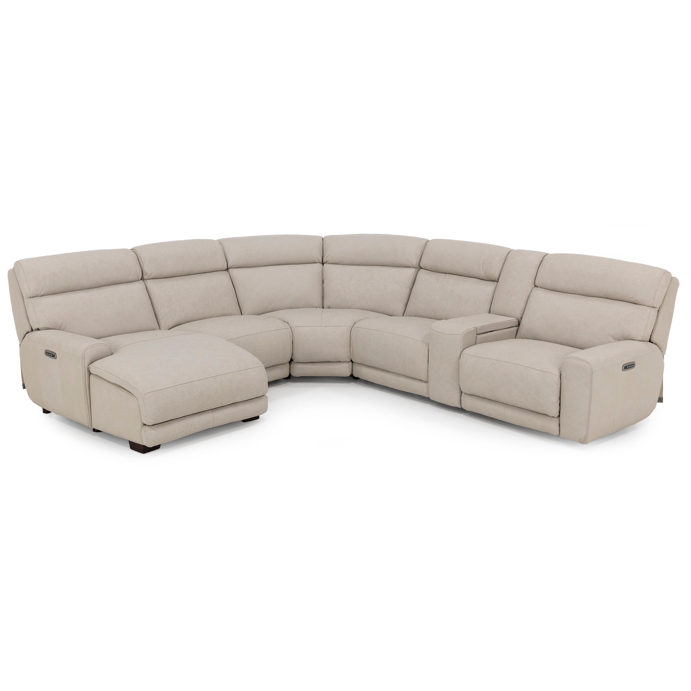 Morrow 6-Pc. Leather Fully Loaded Zero Gravity Reclining Modular