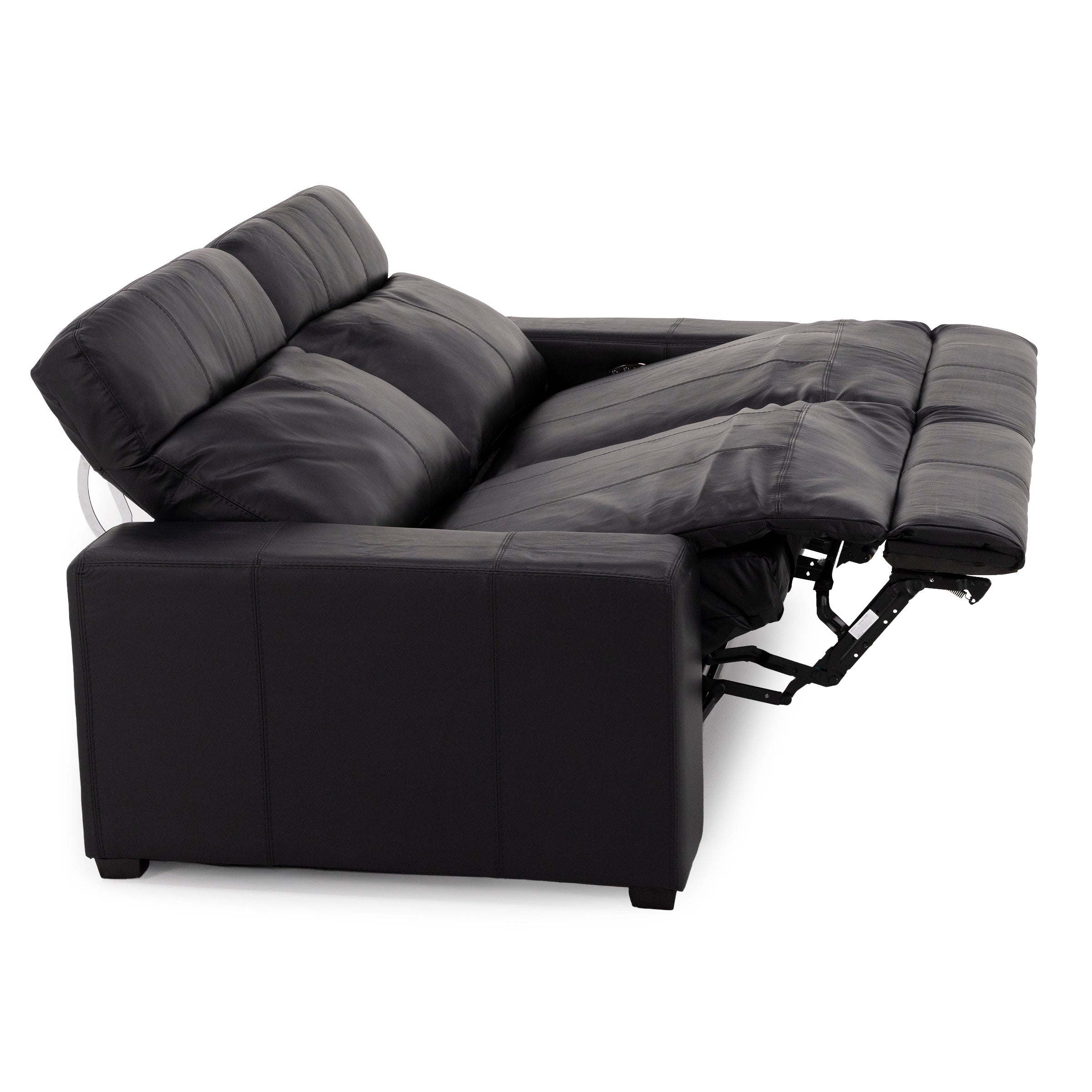 Farrah Leather Power Headrest Zero Gravity Reclining Sofa