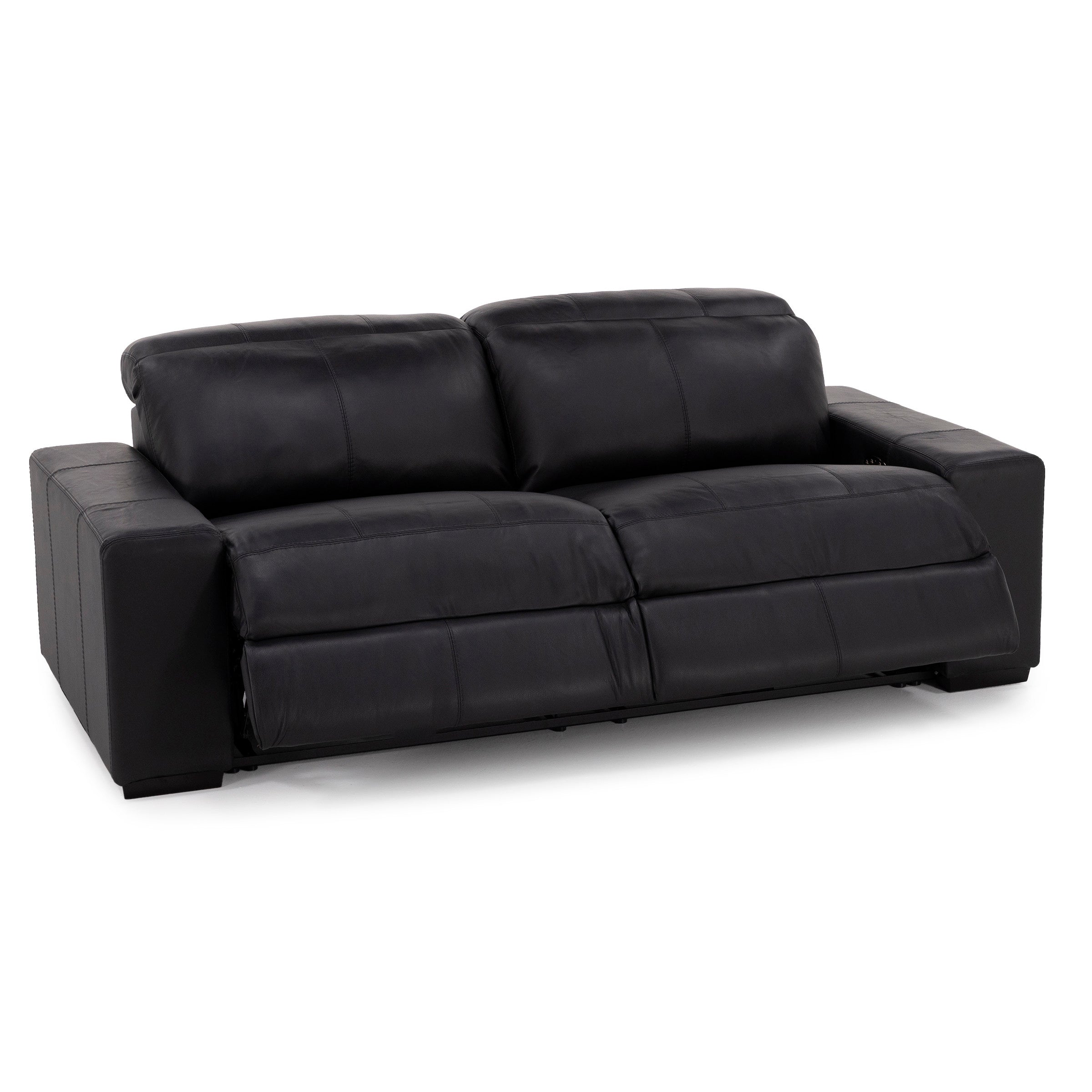 Farrah Leather Power Headrest Zero Gravity Reclining Sofa