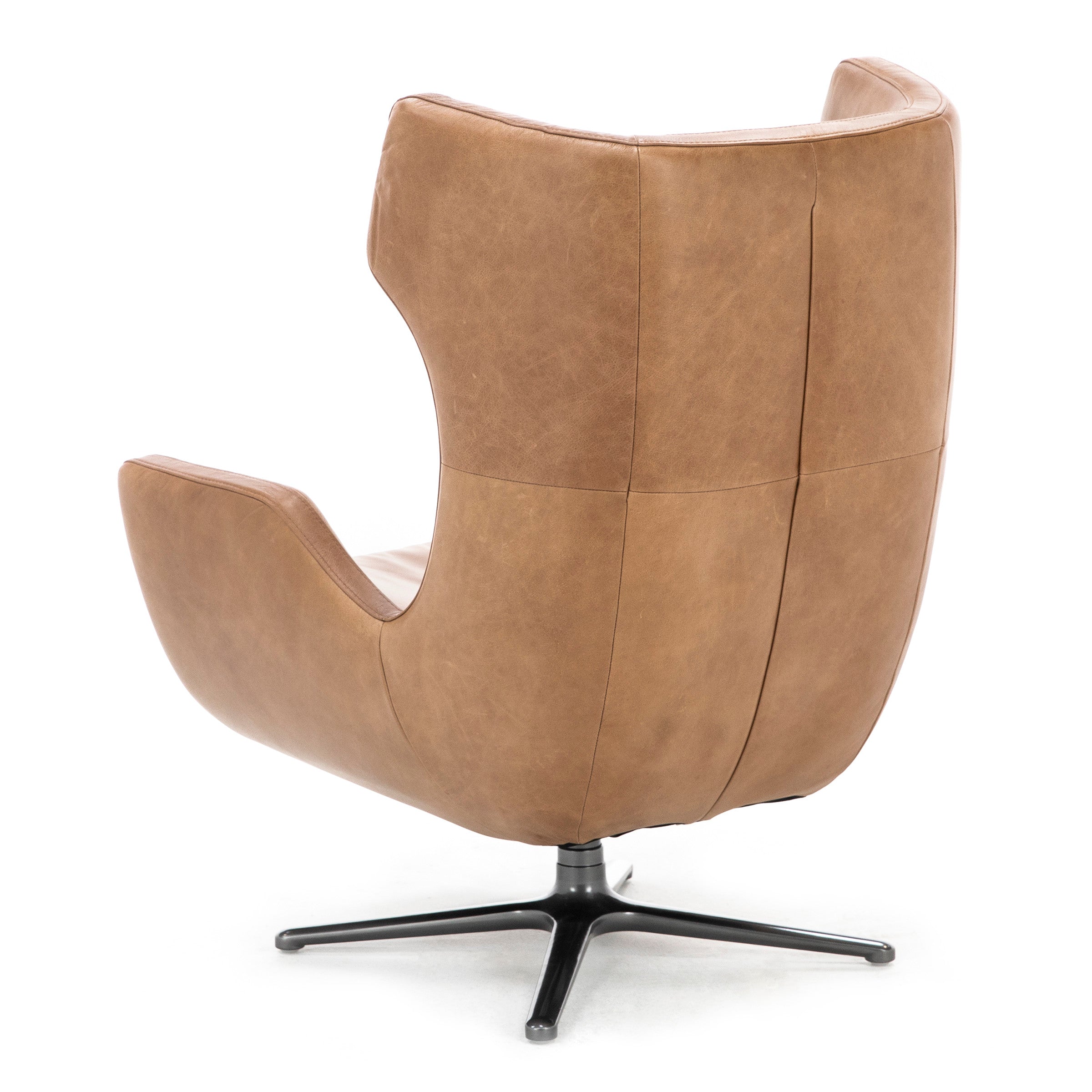 Stark Leather Swivel Chair