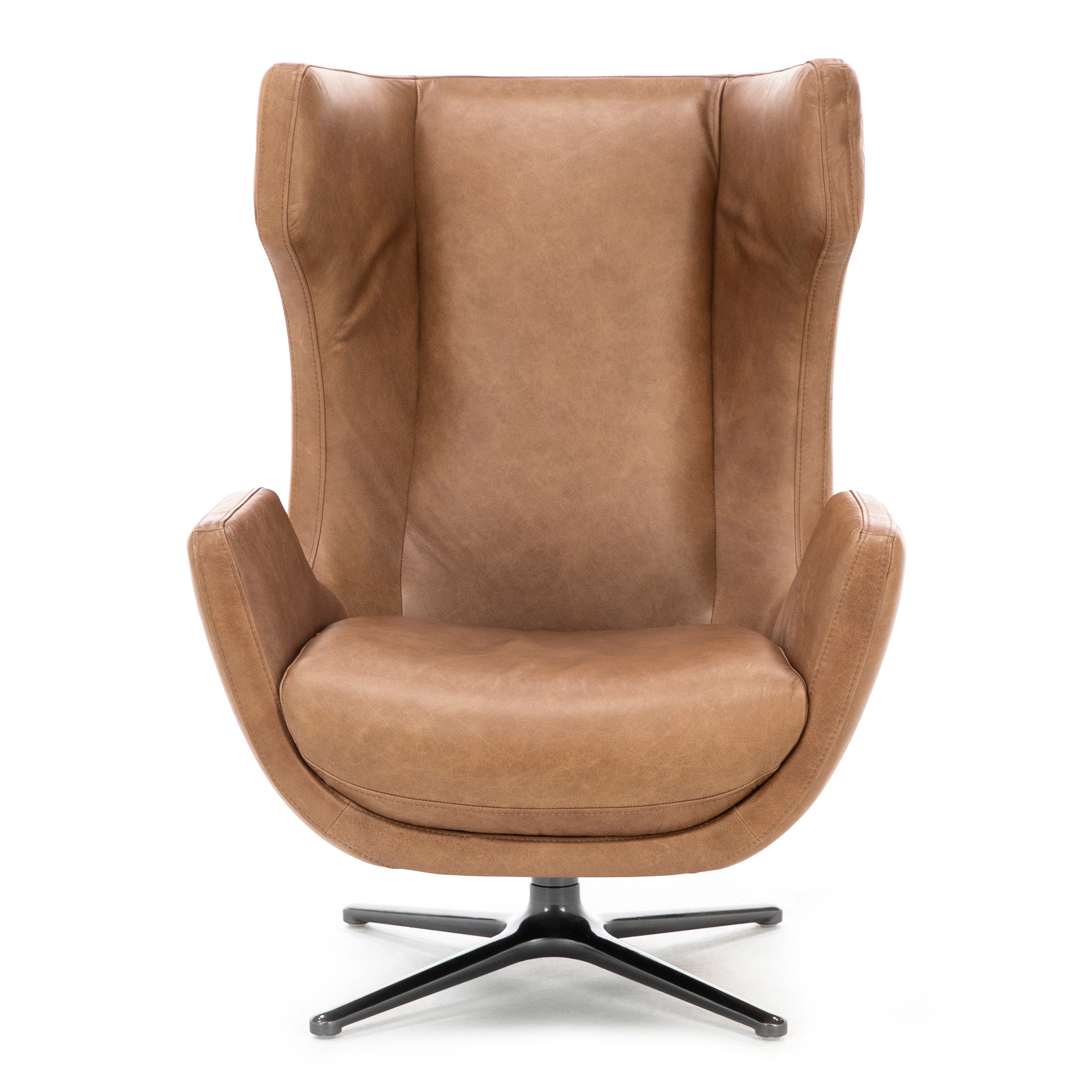 Stark Leather Swivel Chair