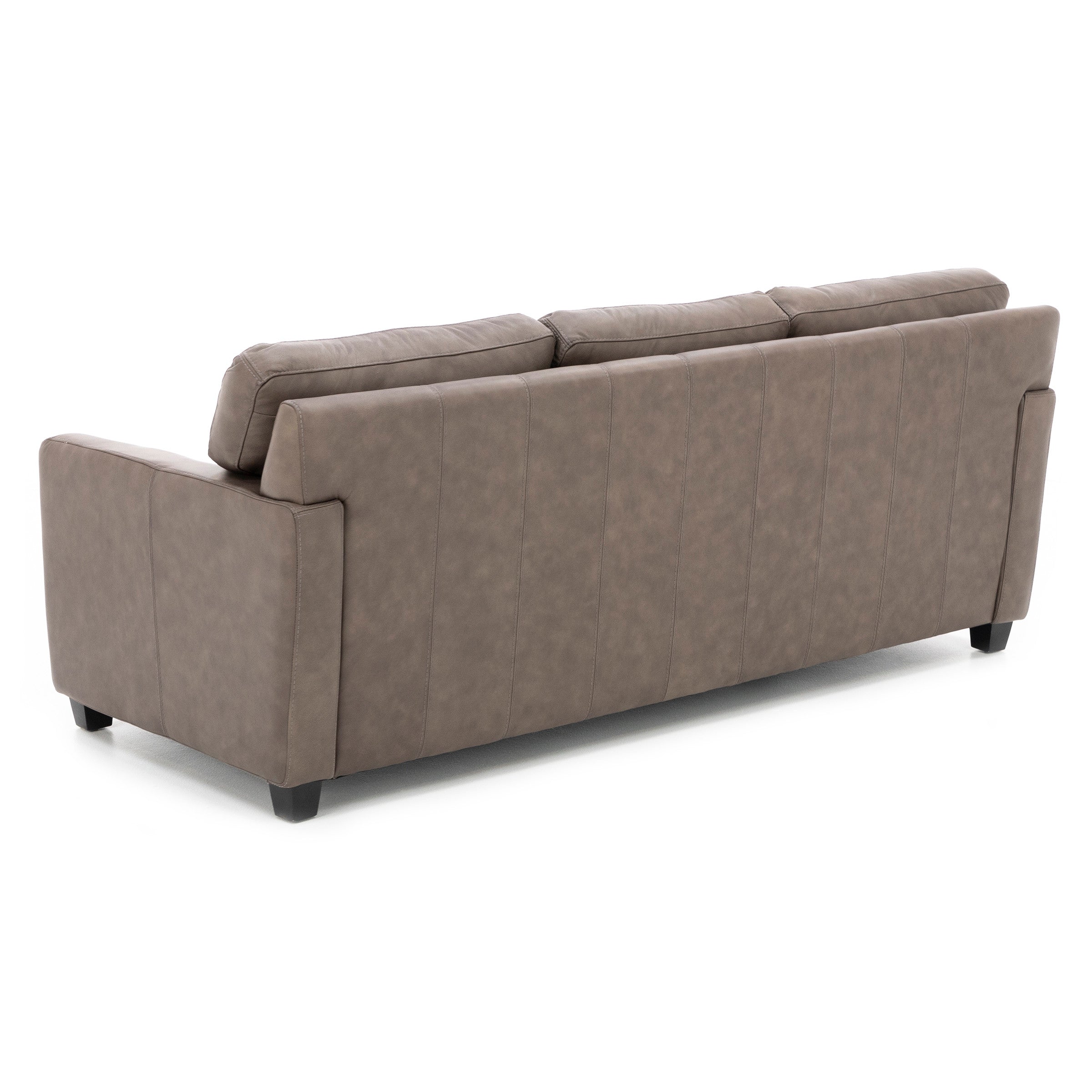 Sacramento Leather Medium Track Arm Sofa