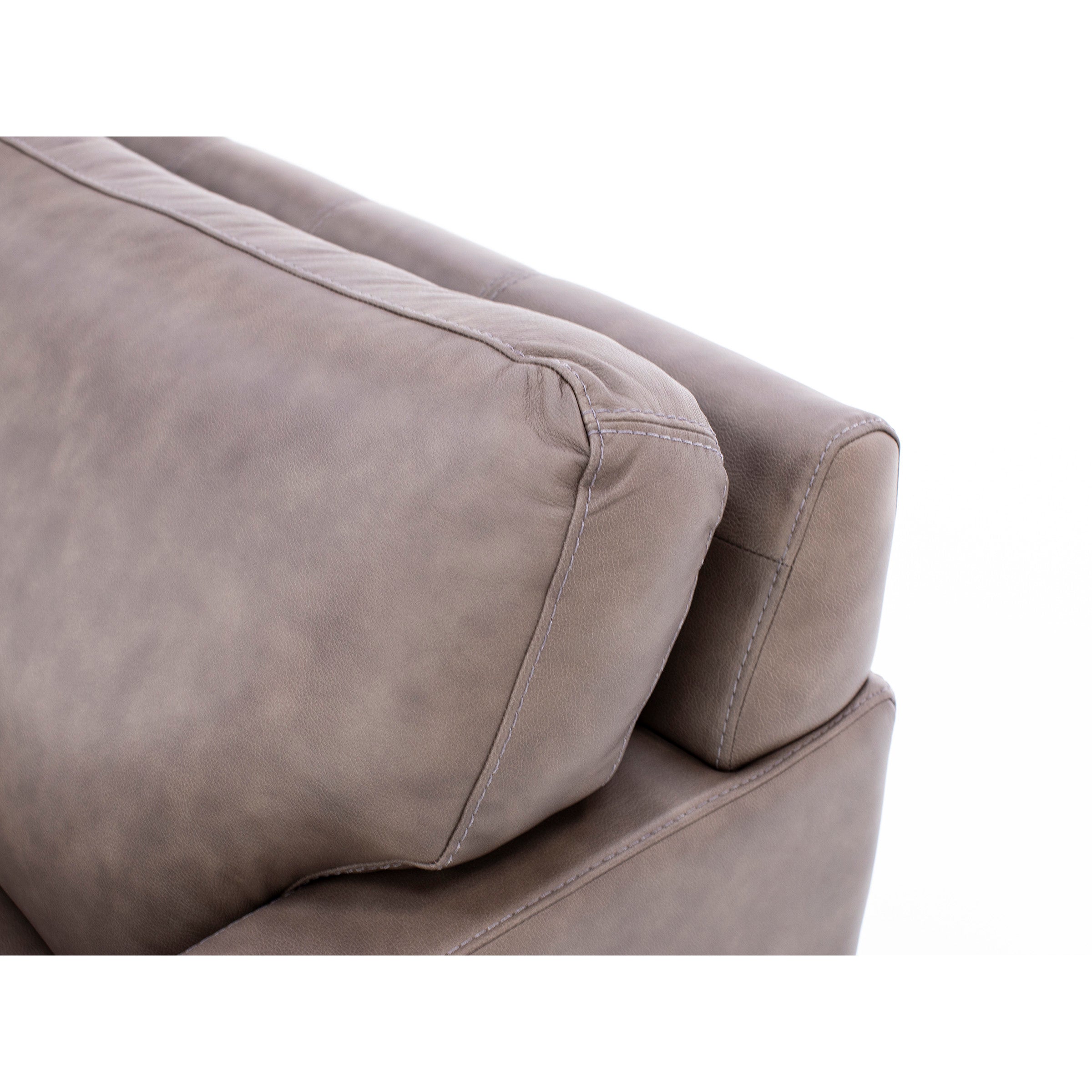 Sacramento Leather Medium Track Arm Sofa
